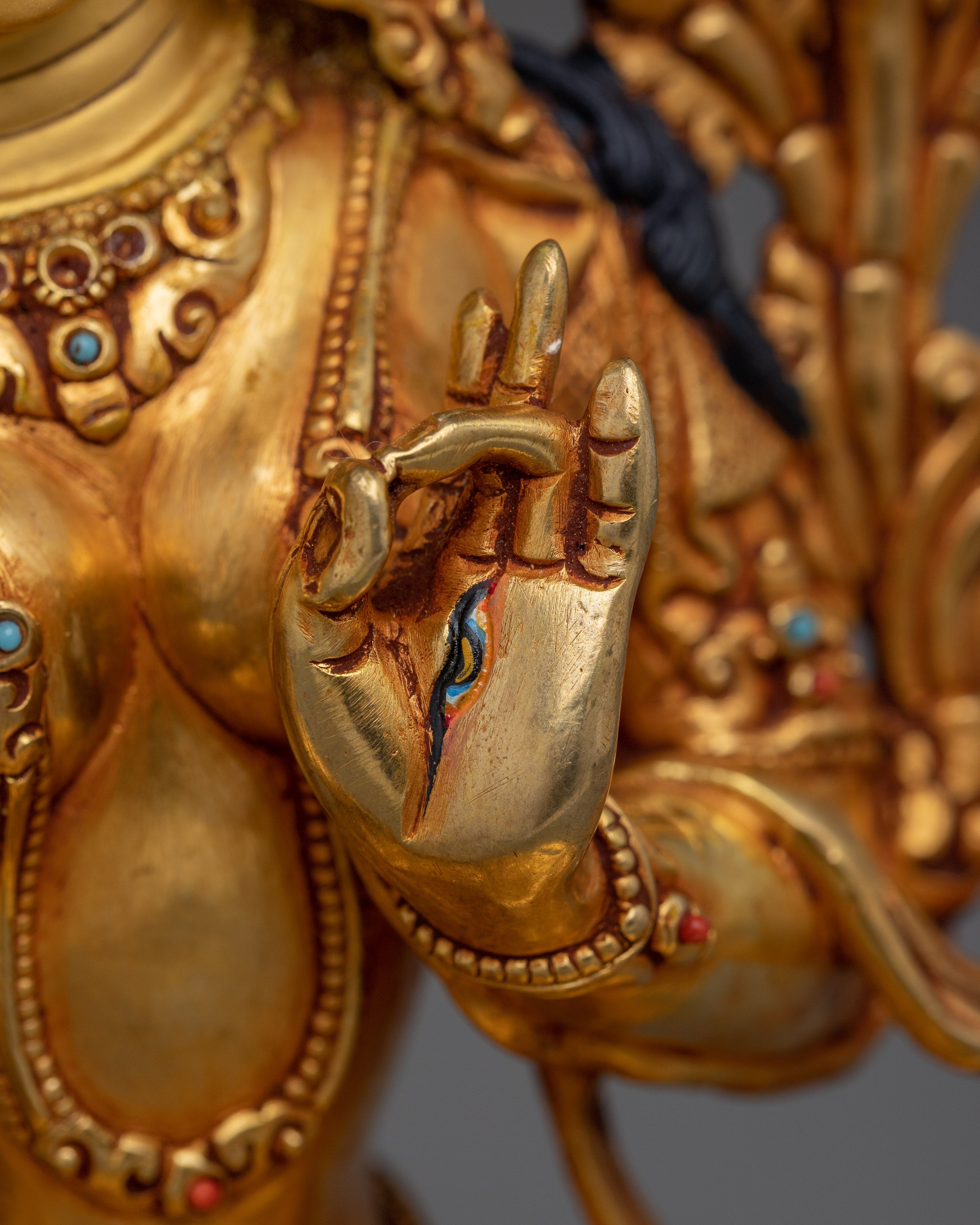 Tibetan Revered Deity Sita Tara | Buddhist Healing Goddess Artwork