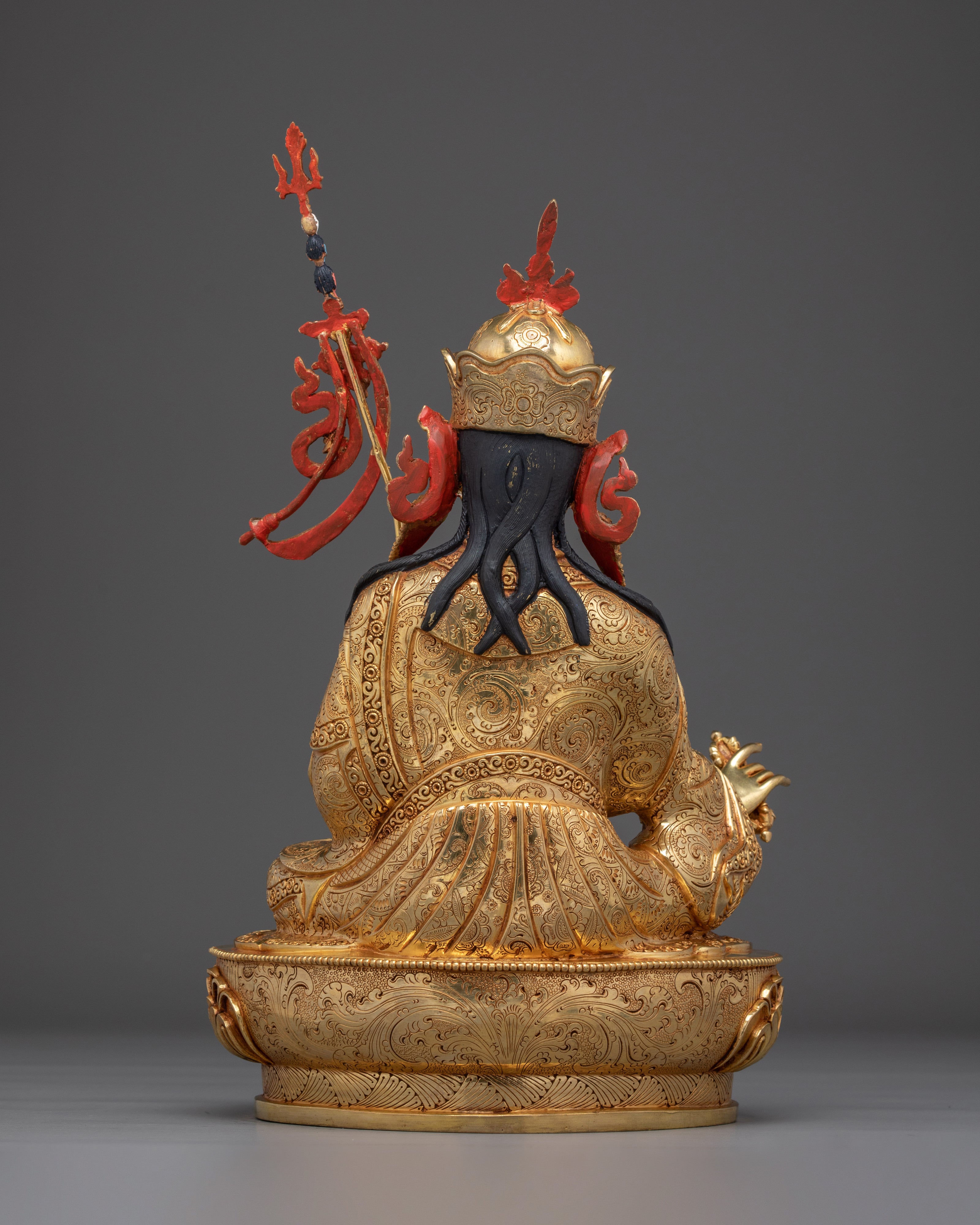 Vajrayana Master Guru Rinpoche Sculpture | Padmasambhava Deity