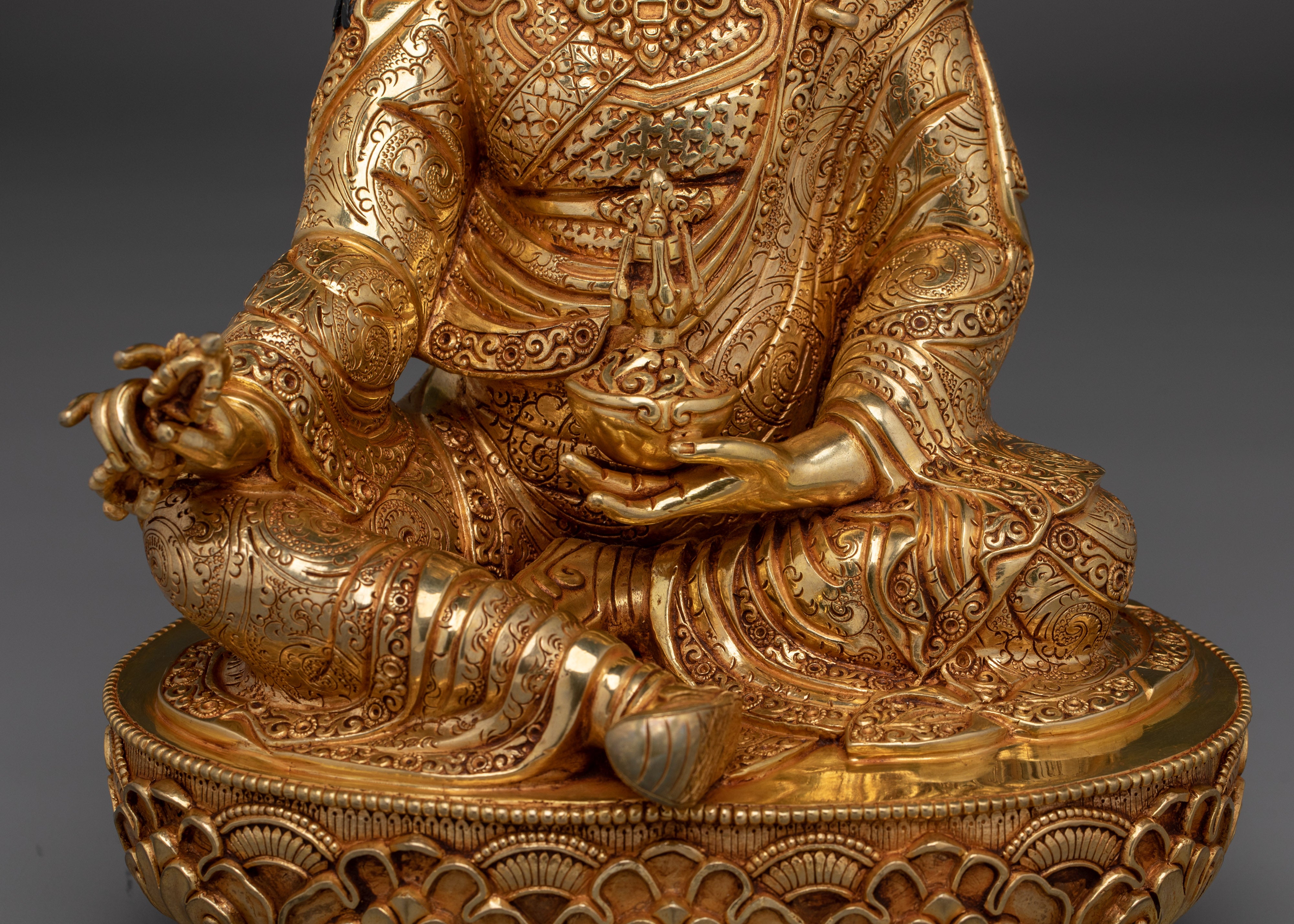 Vajrayana Master Guru Rinpoche Sculpture | Padmasambhava Deity