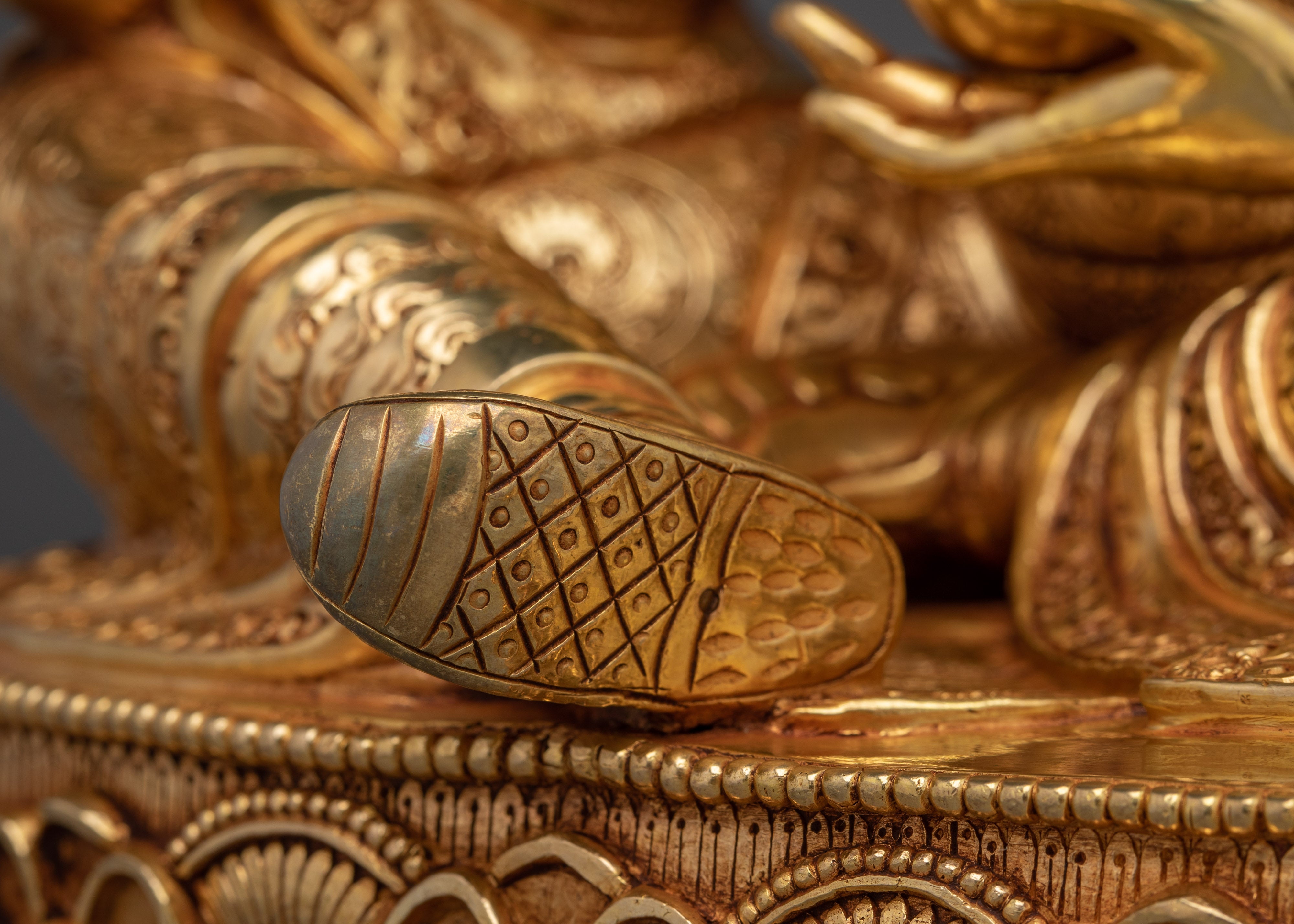 Vajrayana Master Guru Rinpoche Sculpture | Padmasambhava Deity