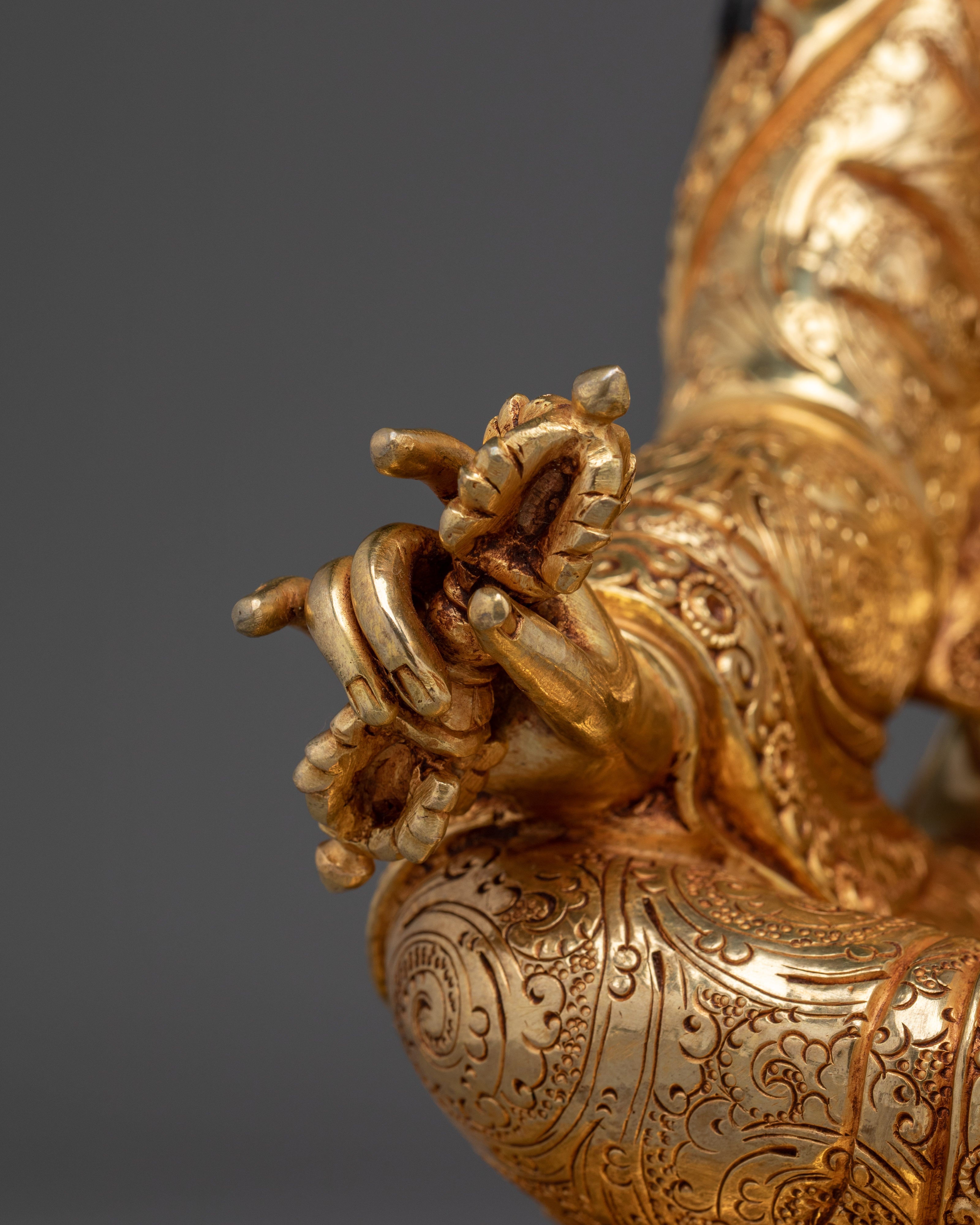 Vajrayana Master Guru Rinpoche Sculpture | Padmasambhava Deity