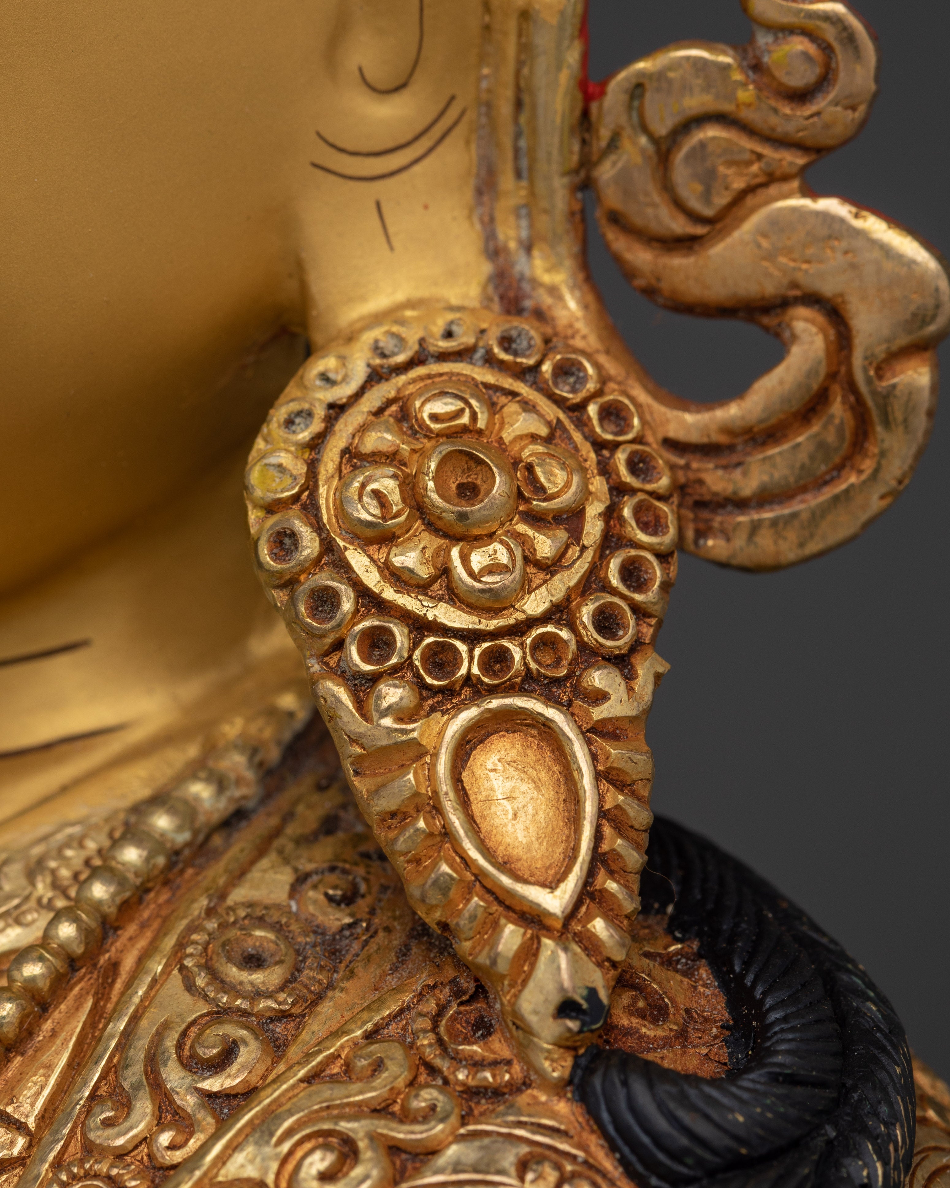 Vajrayana Master Guru Rinpoche Sculpture | Padmasambhava Deity
