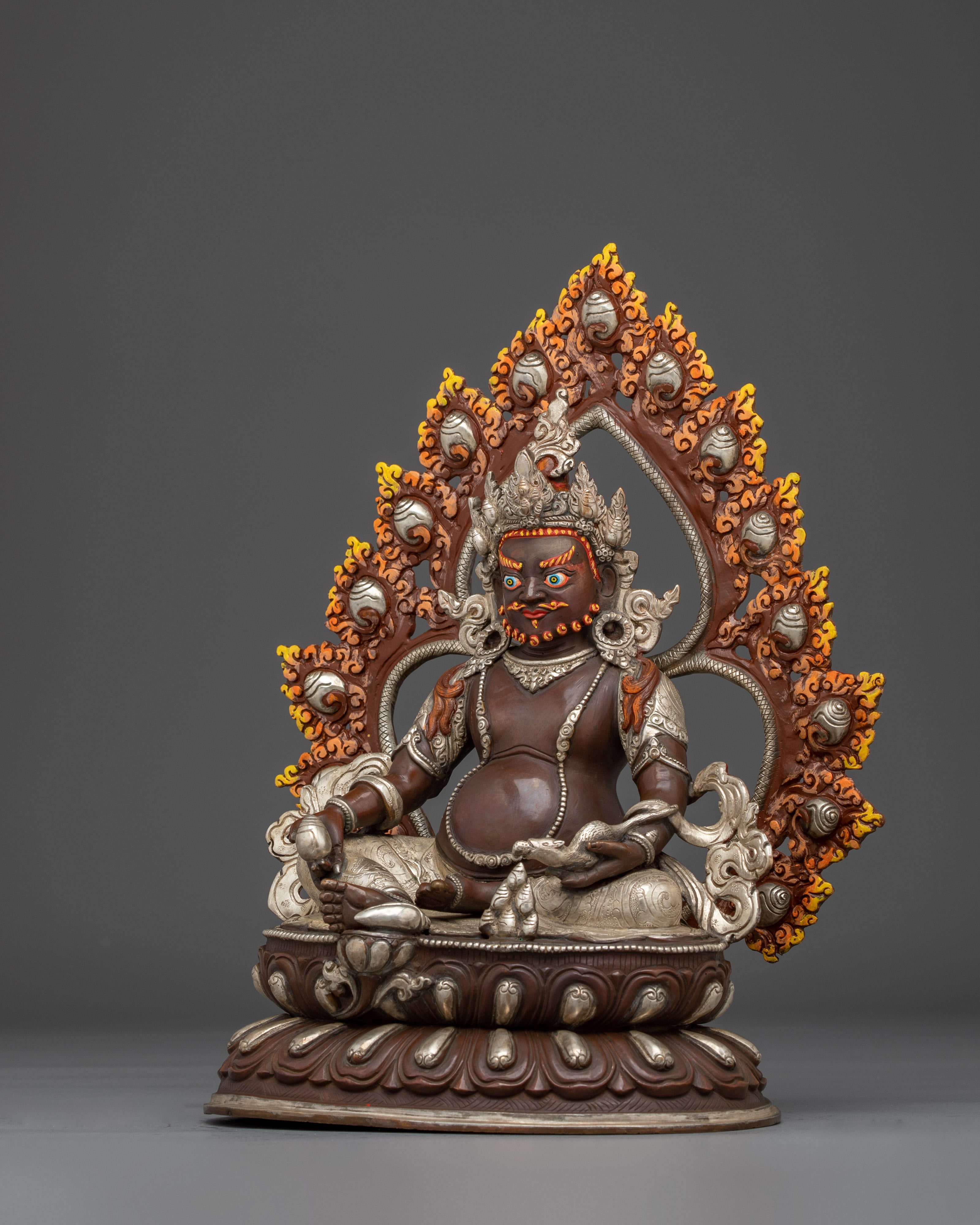 Buddhist Abundance Deity Dzambhala statue | Tibetan Wealth God