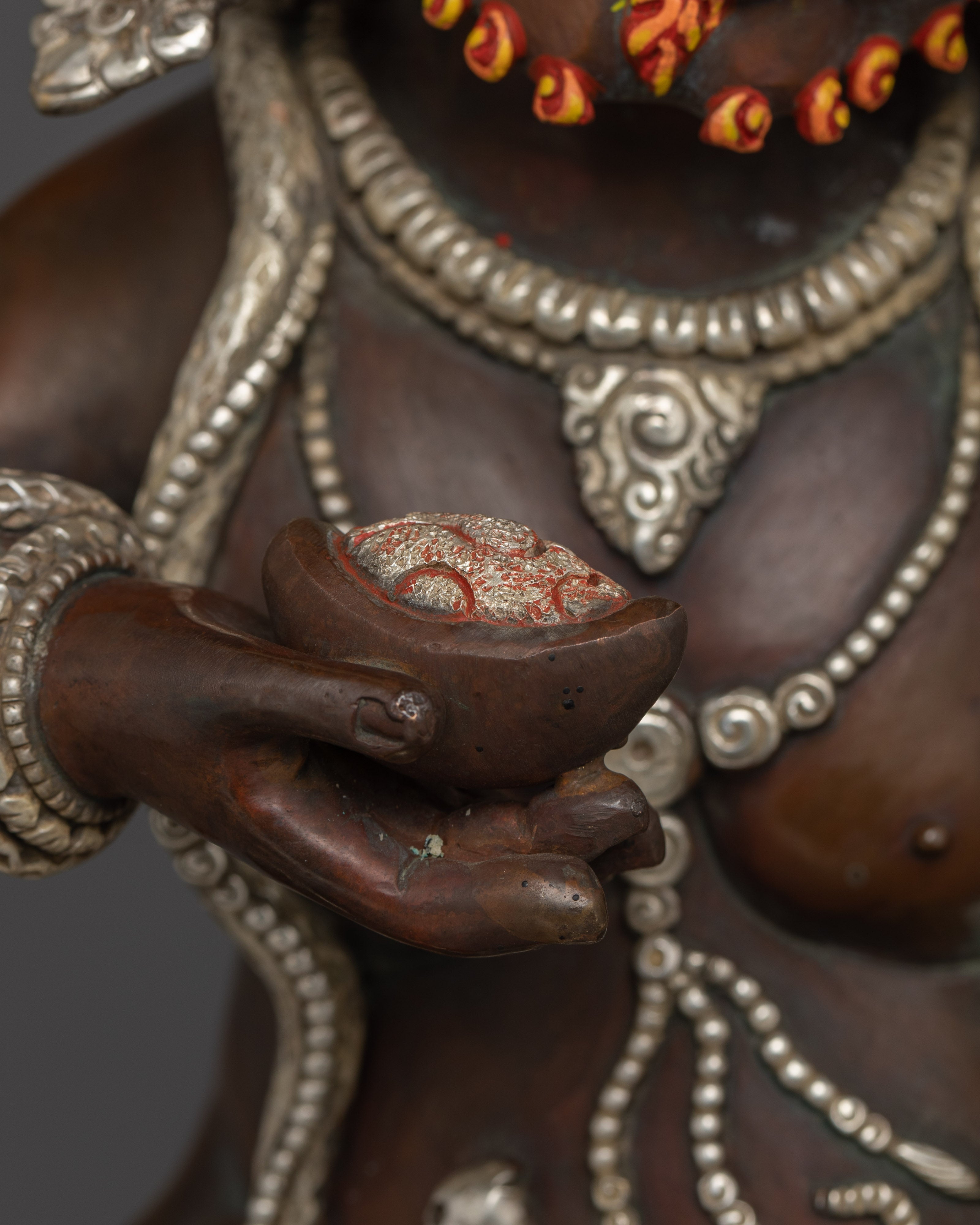 Statue of Vajrayana Black Dzambhala | Wealth Deity