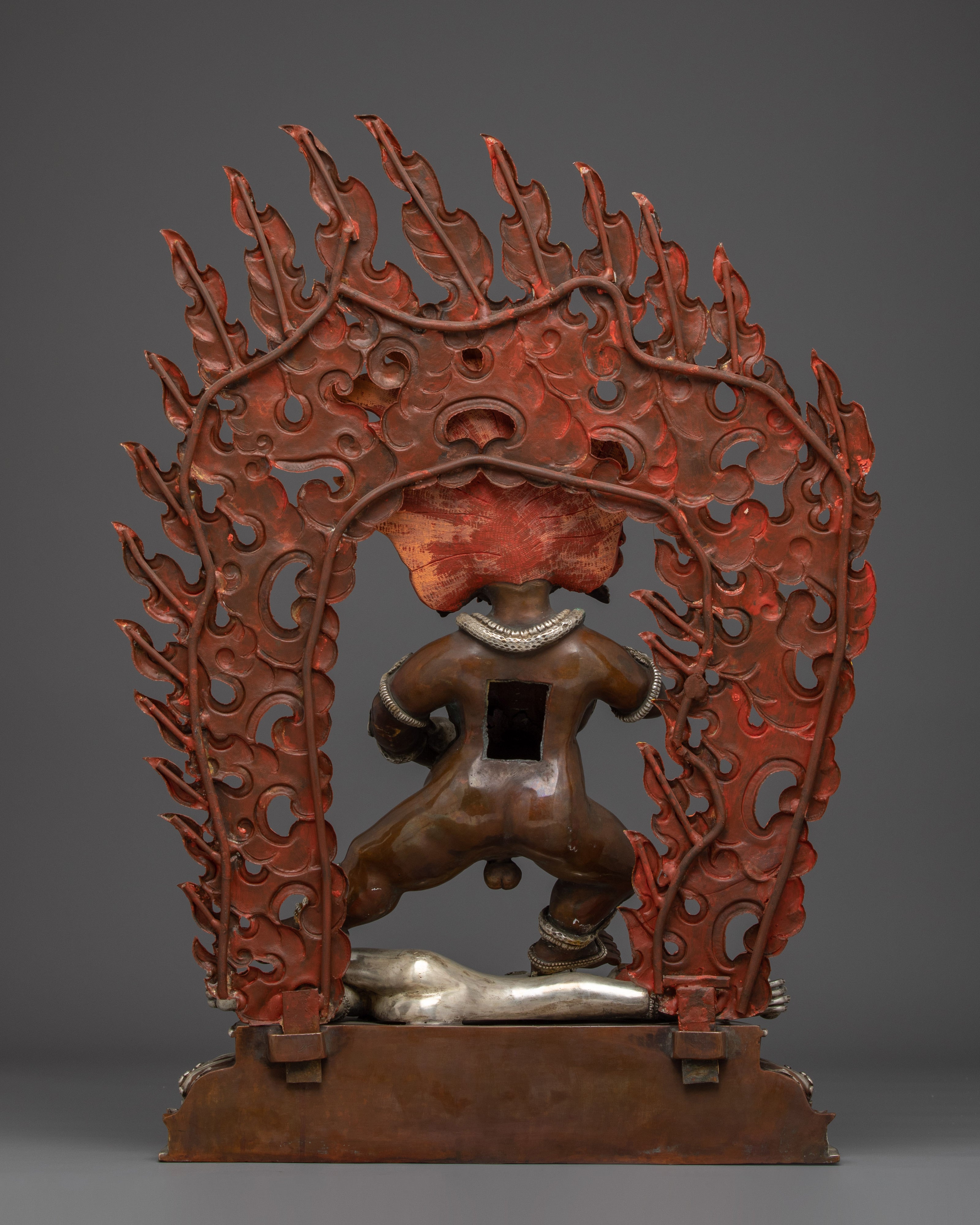 Statue of Vajrayana Black Dzambhala | Wealth Deity