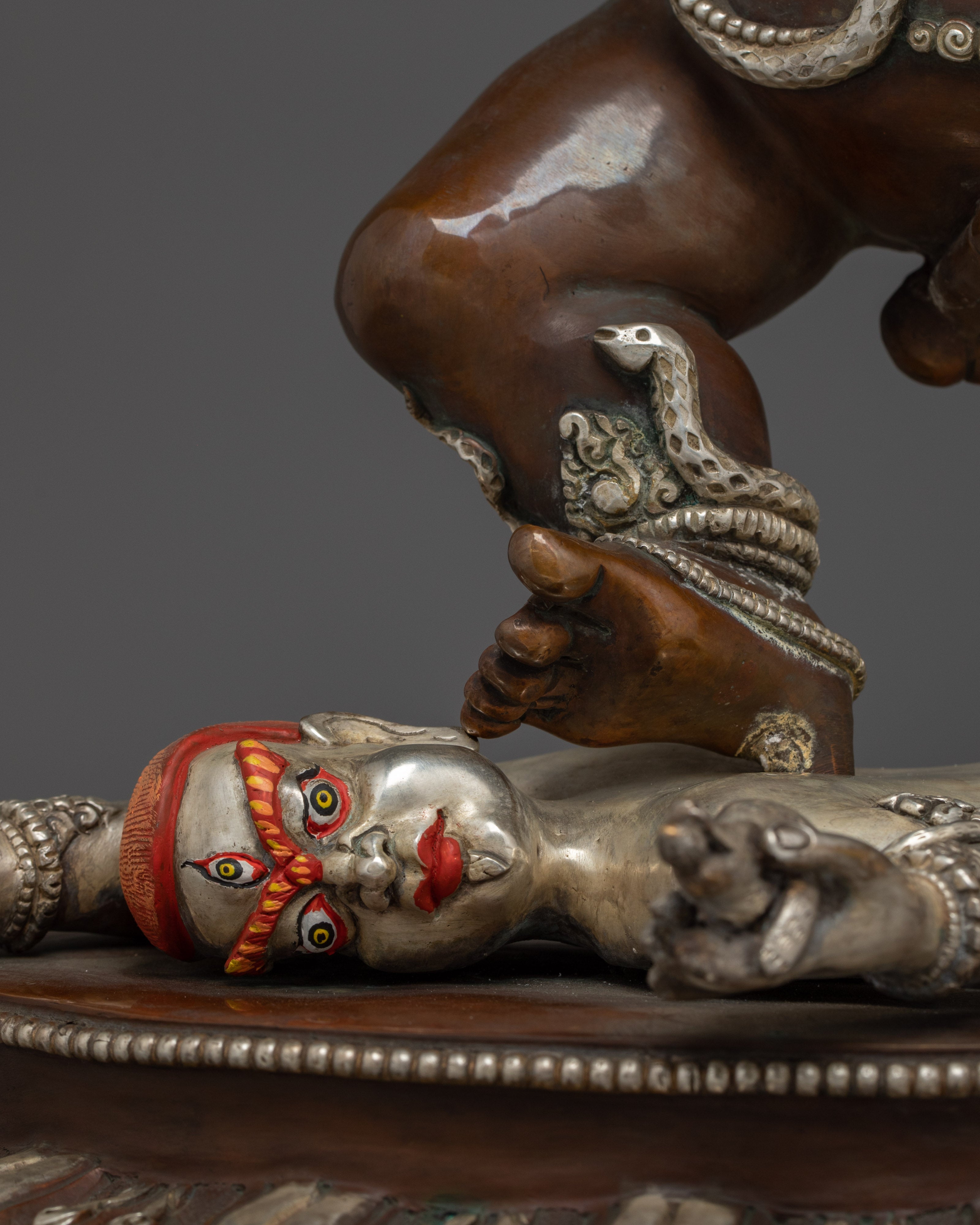 Statue of Vajrayana Black Dzambhala | Wealth Deity