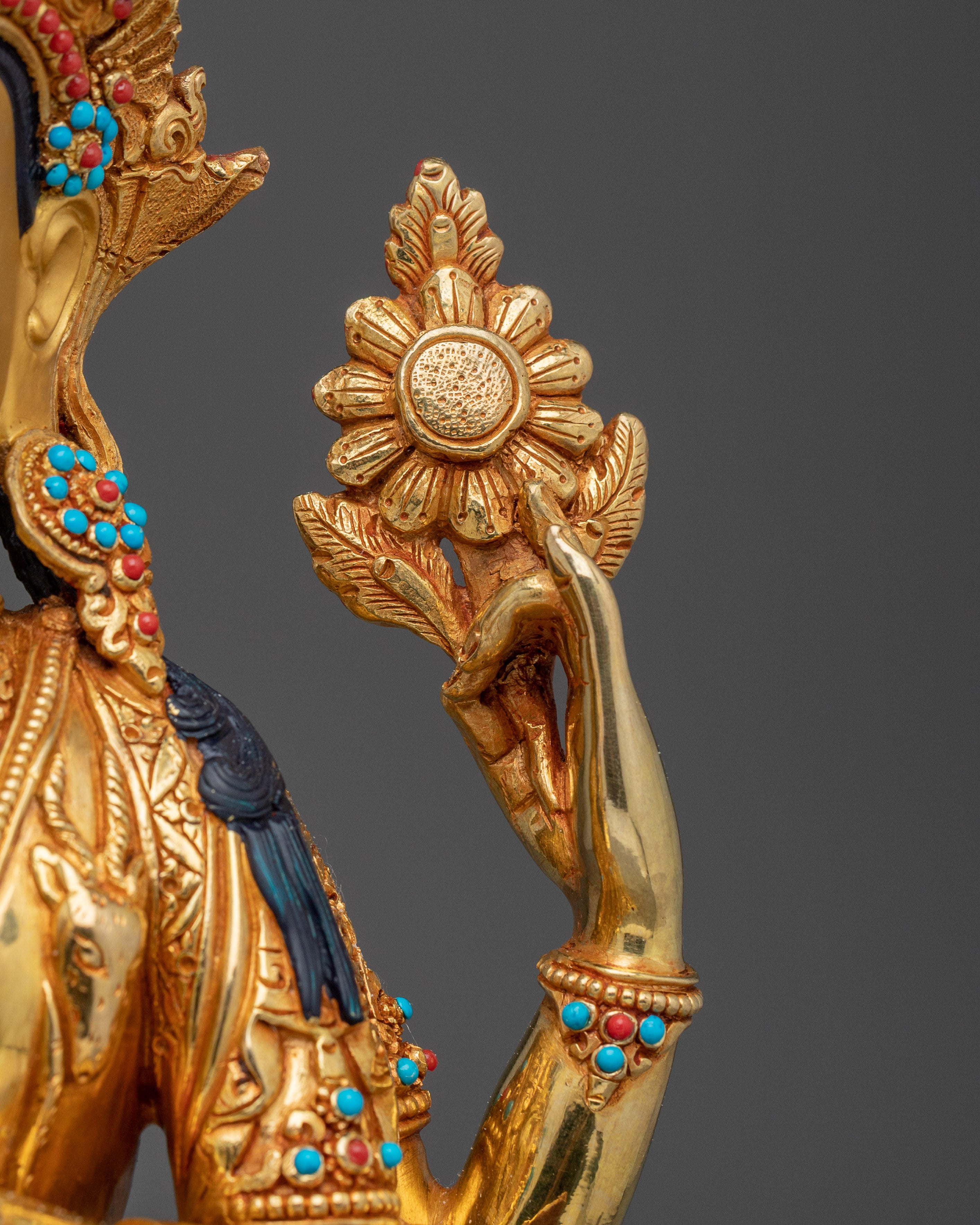 Golden Chenrezig Artwork | Avalokiteshvara - Bodhisattva of compassion