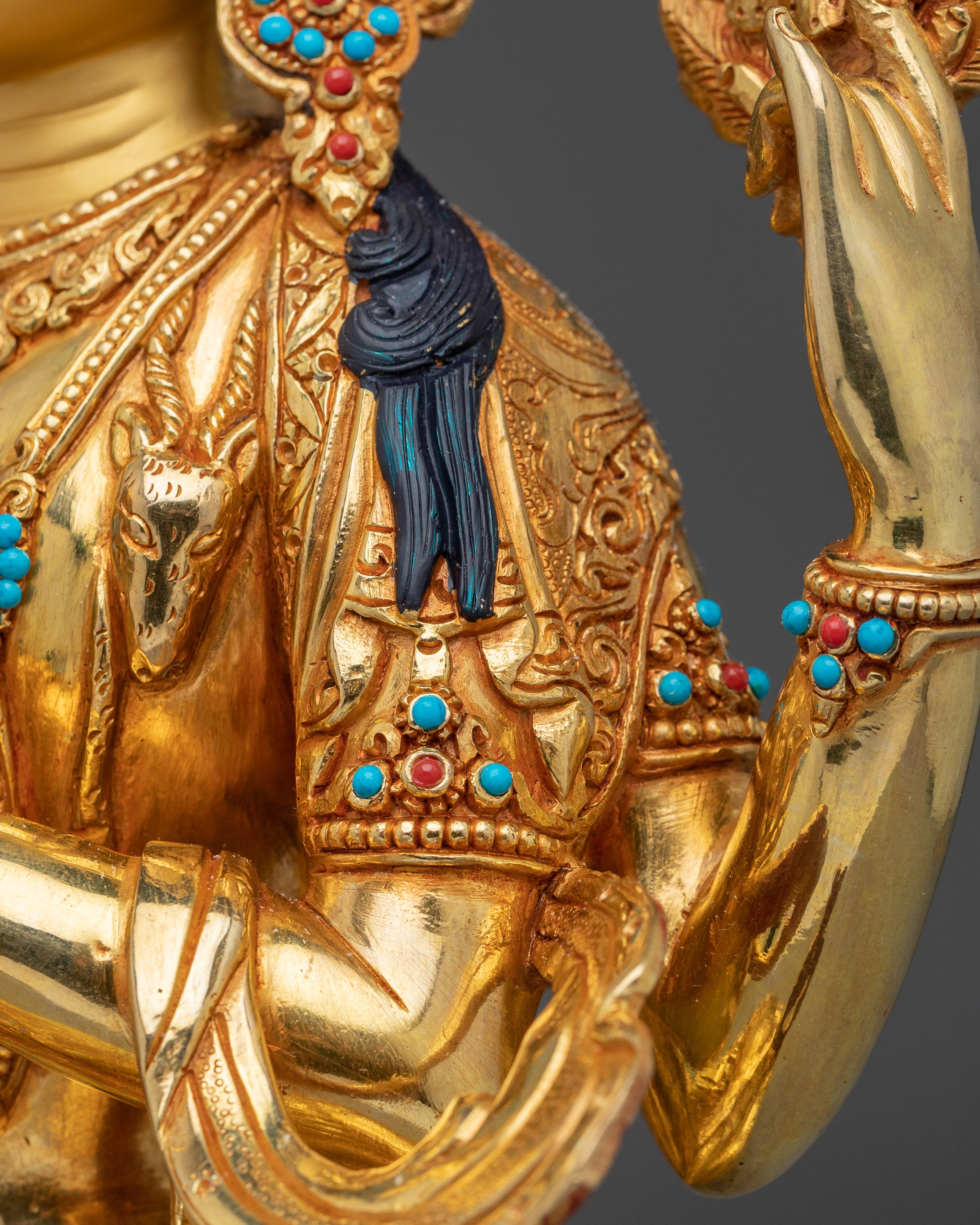 Golden Chenrezig Artwork | Avalokiteshvara - Bodhisattva of compassion