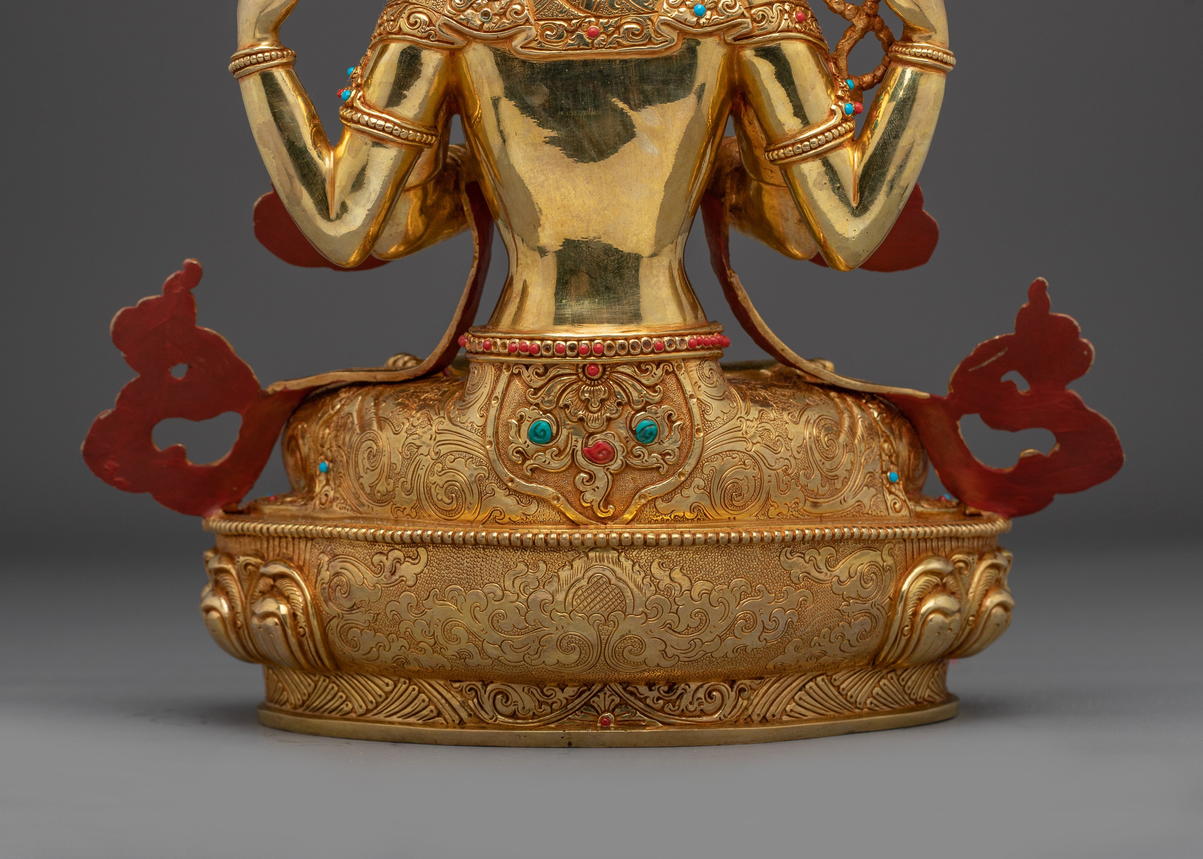 Golden Chenrezig Artwork | Avalokiteshvara - Bodhisattva of compassion