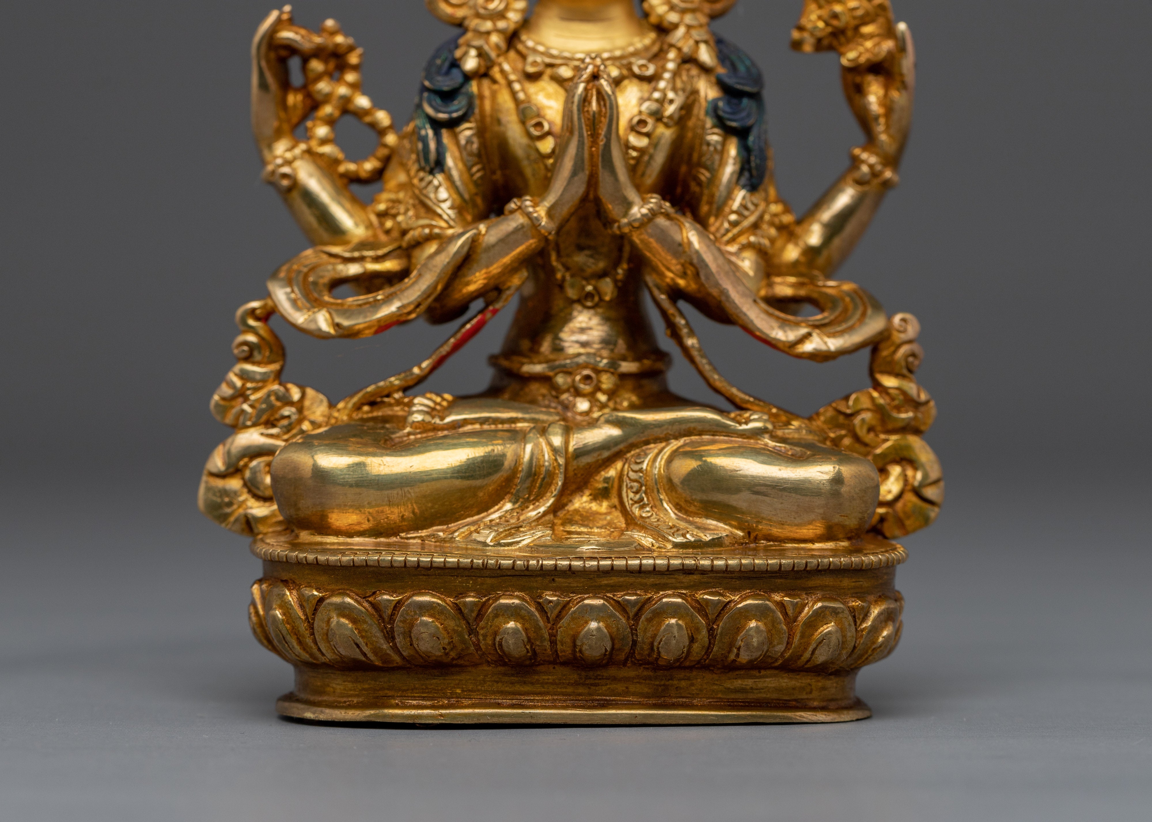 Chenrezig, Tibetan Buddhist Art | Handcrafted Spiritual Decor from Nepal