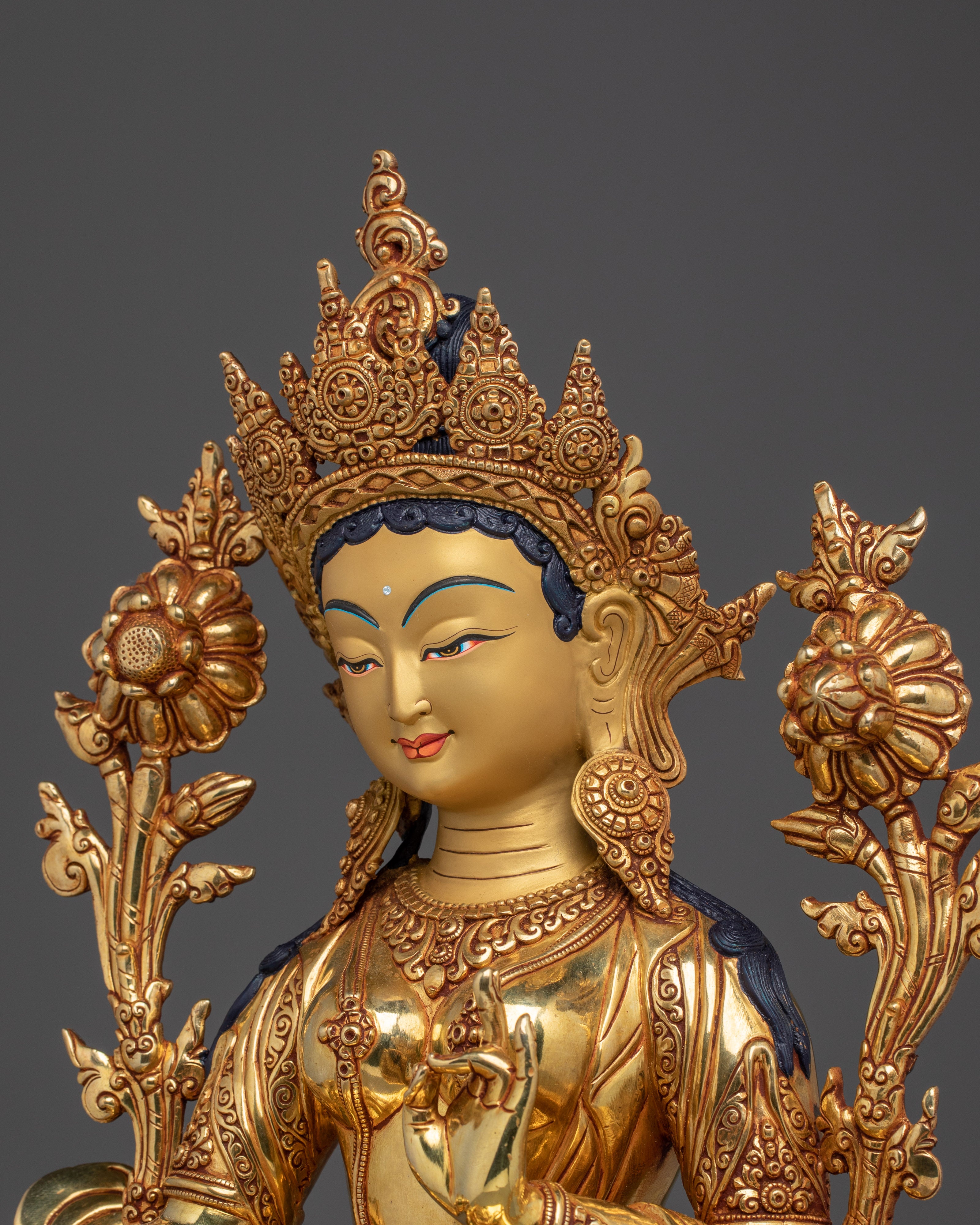 Spiritual Goddess Green Tara Statue | Compassionate Deity
