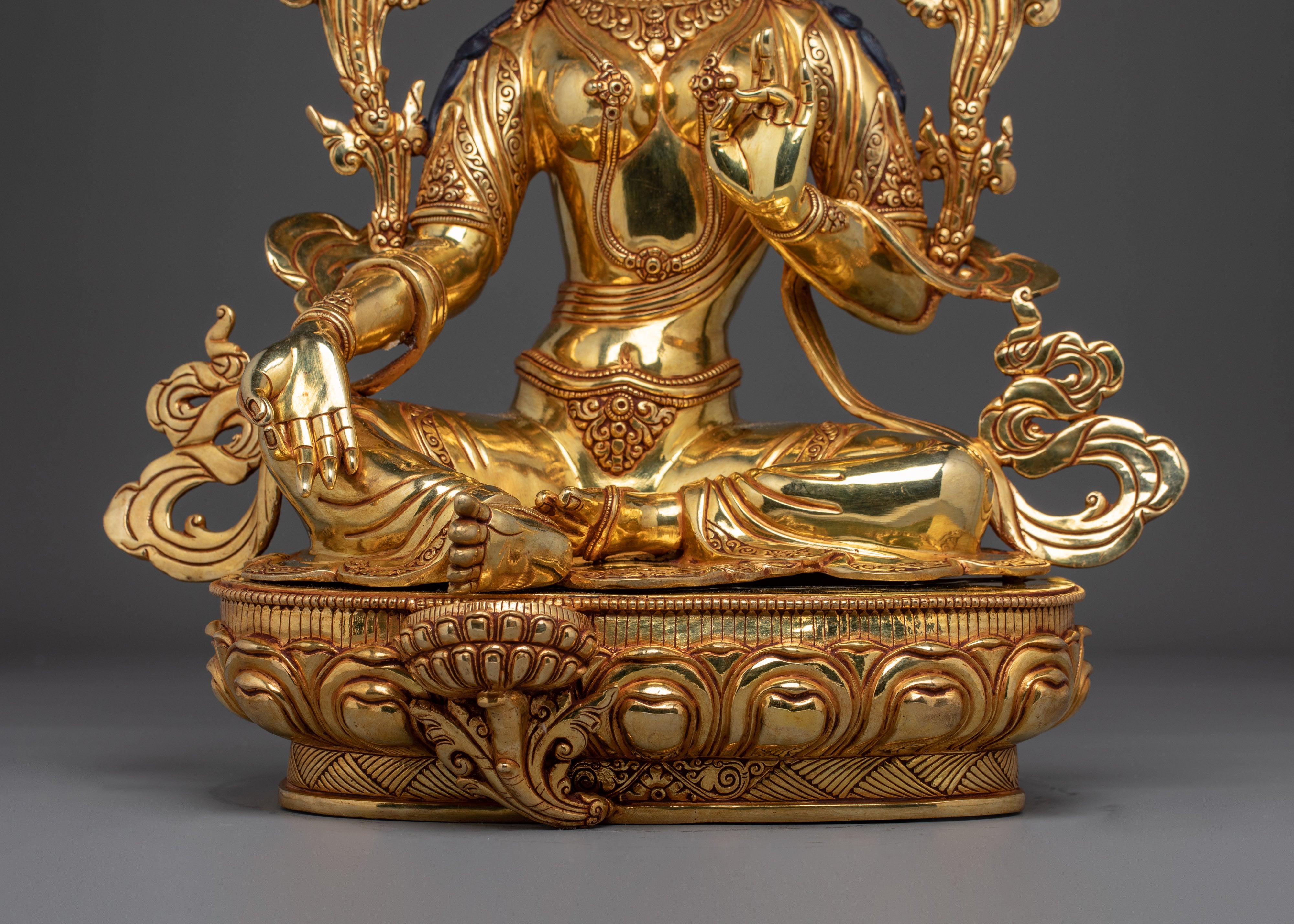 Spiritual Goddess Green Tara Statue | Compassionate Deity