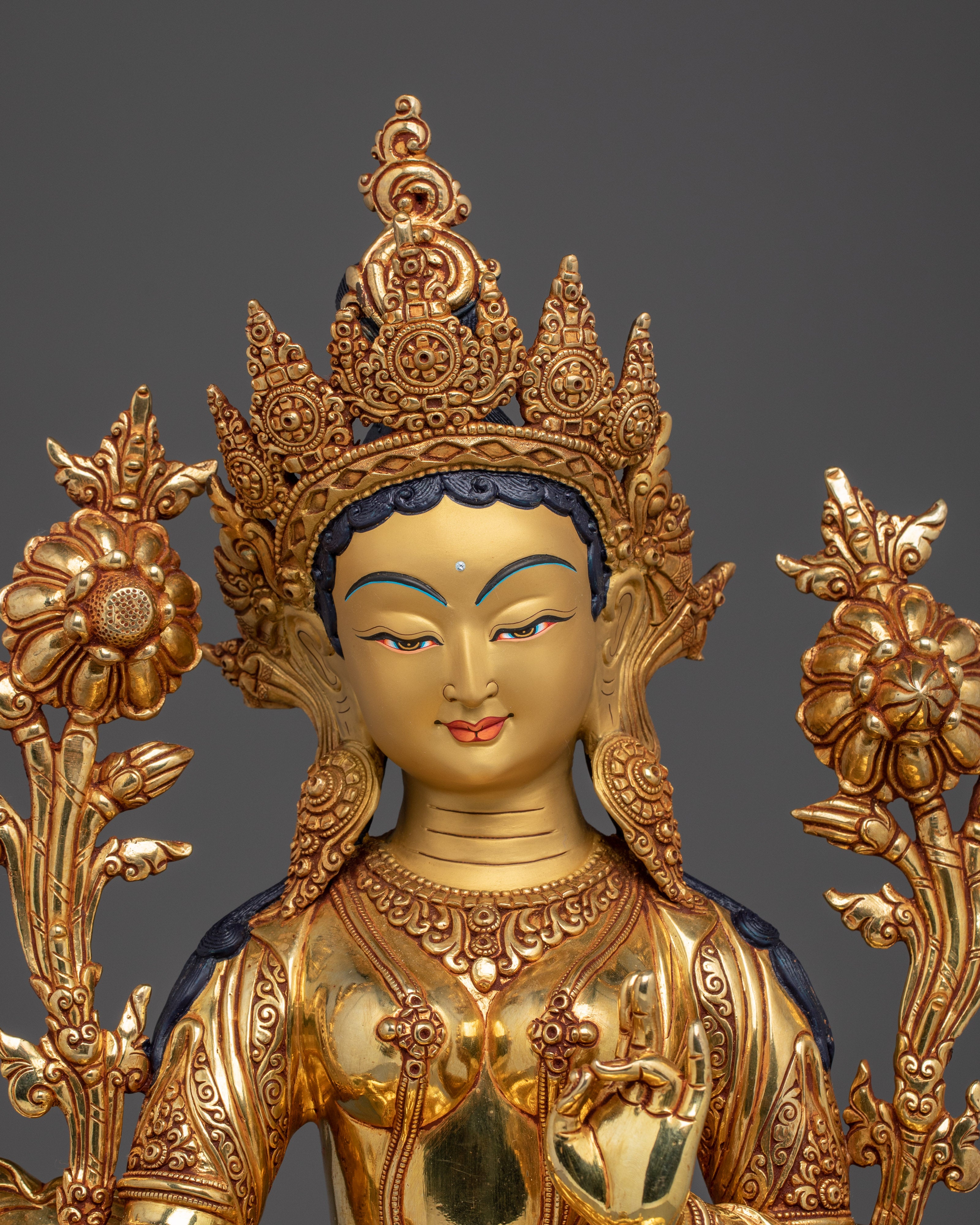 Spiritual Goddess Green Tara Statue | Compassionate Deity