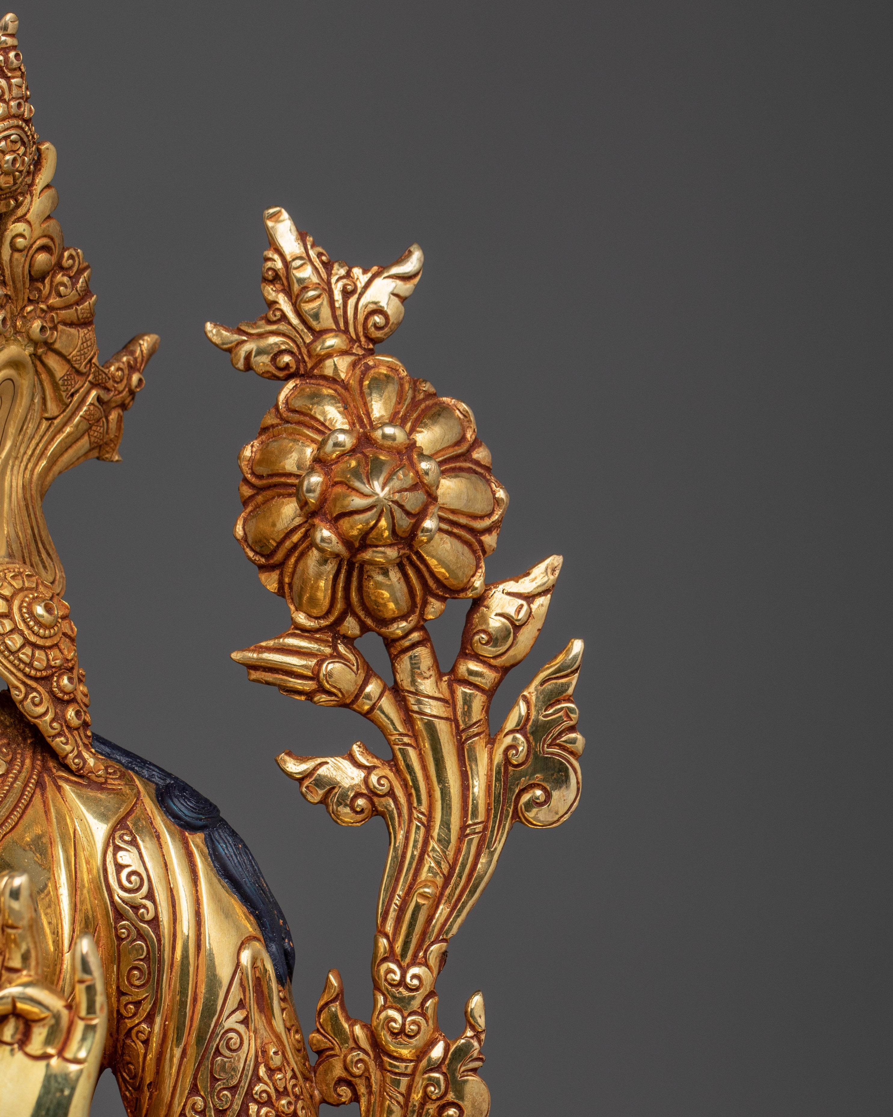 Spiritual Goddess Green Tara Statue | Compassionate Deity