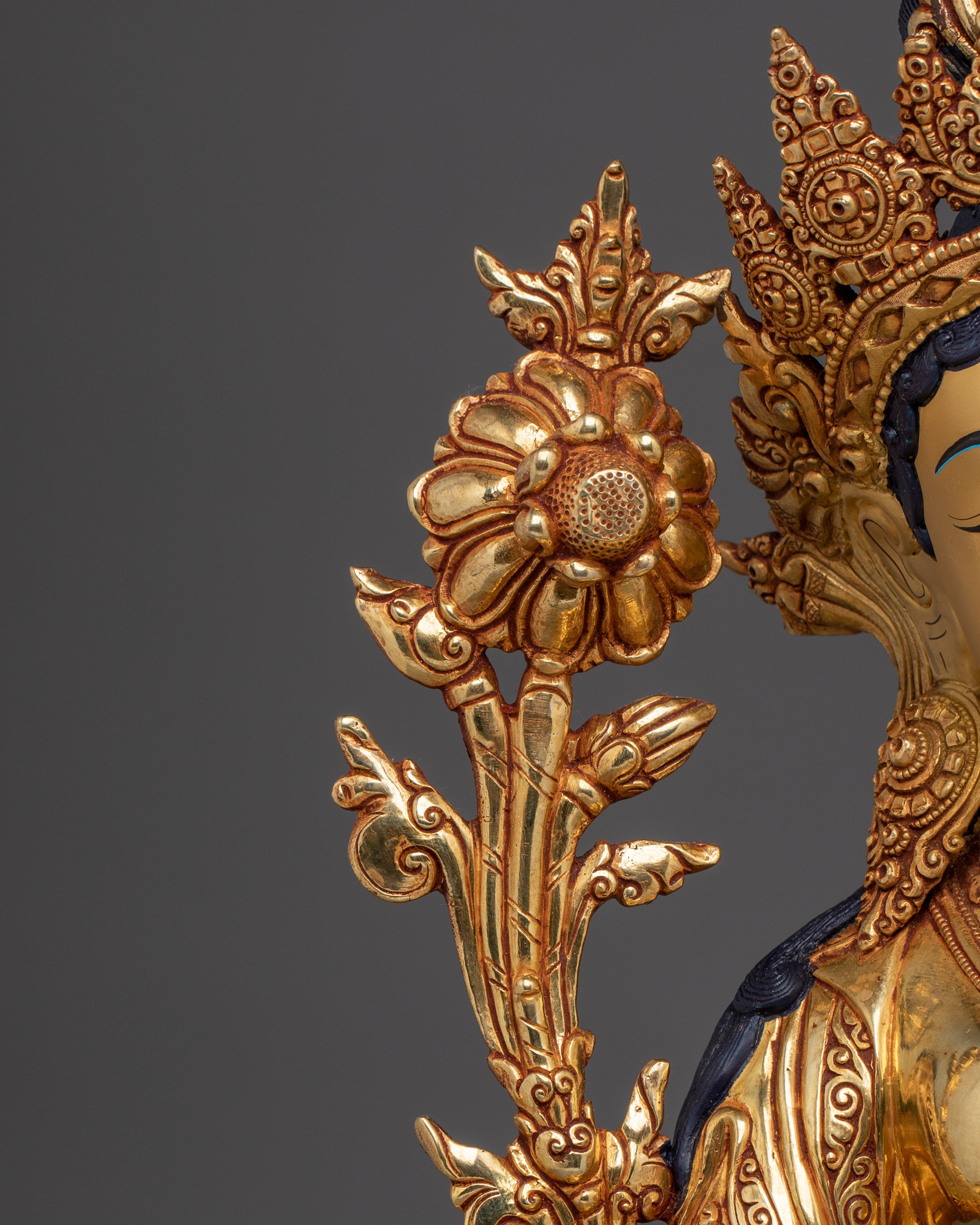 Spiritual Goddess Green Tara Statue | Compassionate Deity