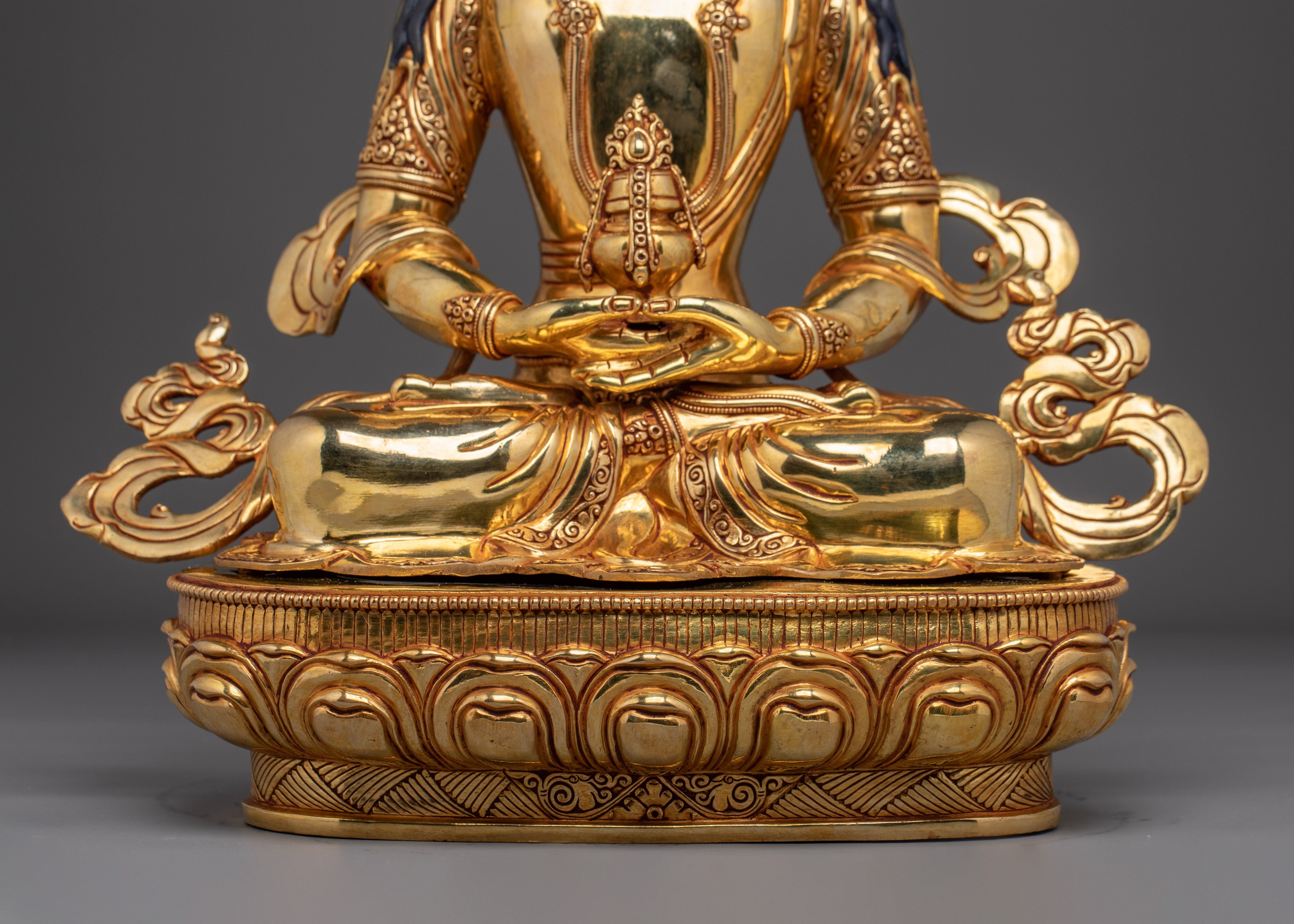 Amitayus Buddha Decor Artwork | Tibetan Healing Sculpture