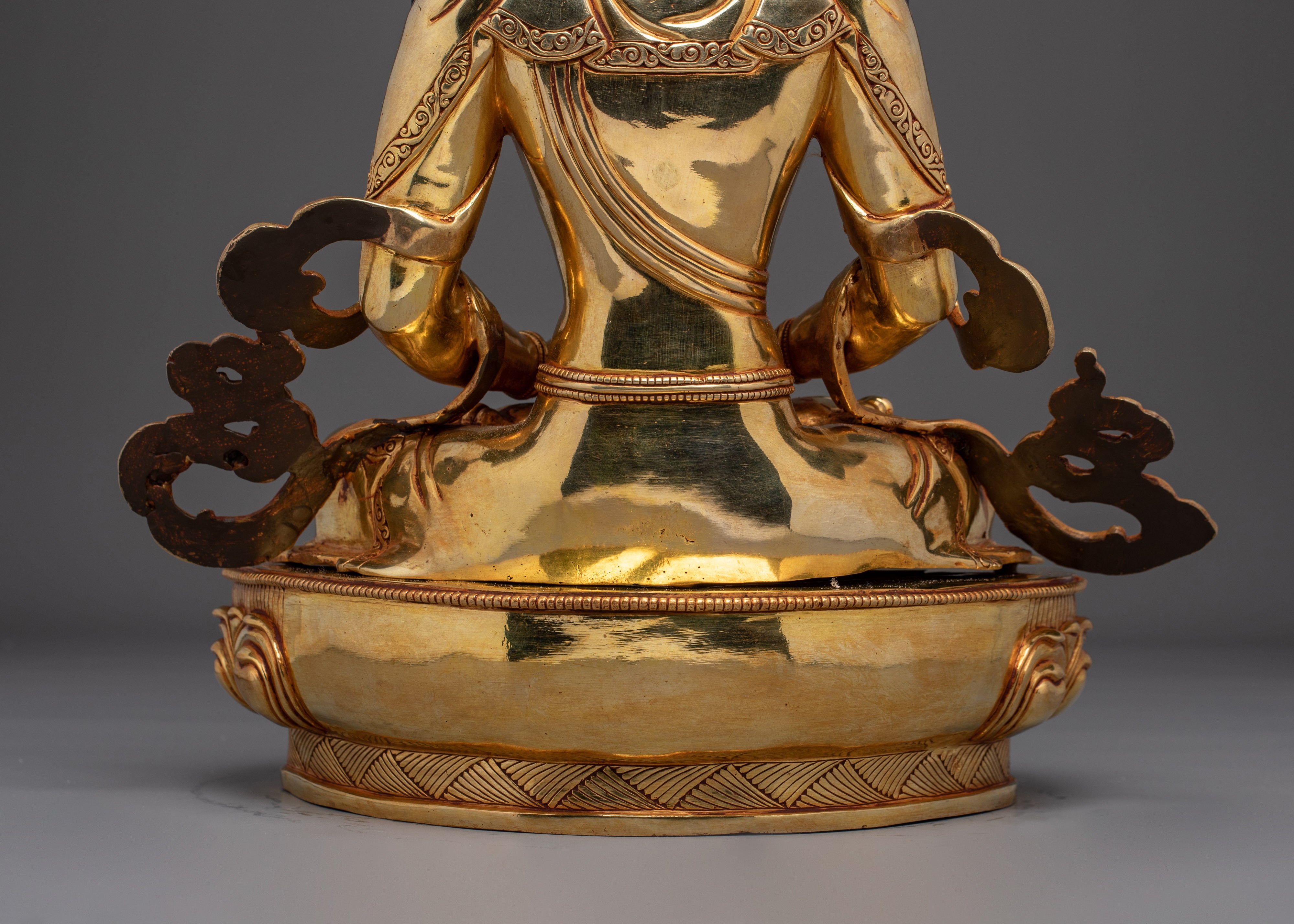 Amitayus Buddha Decor Artwork | Tibetan Healing Sculpture