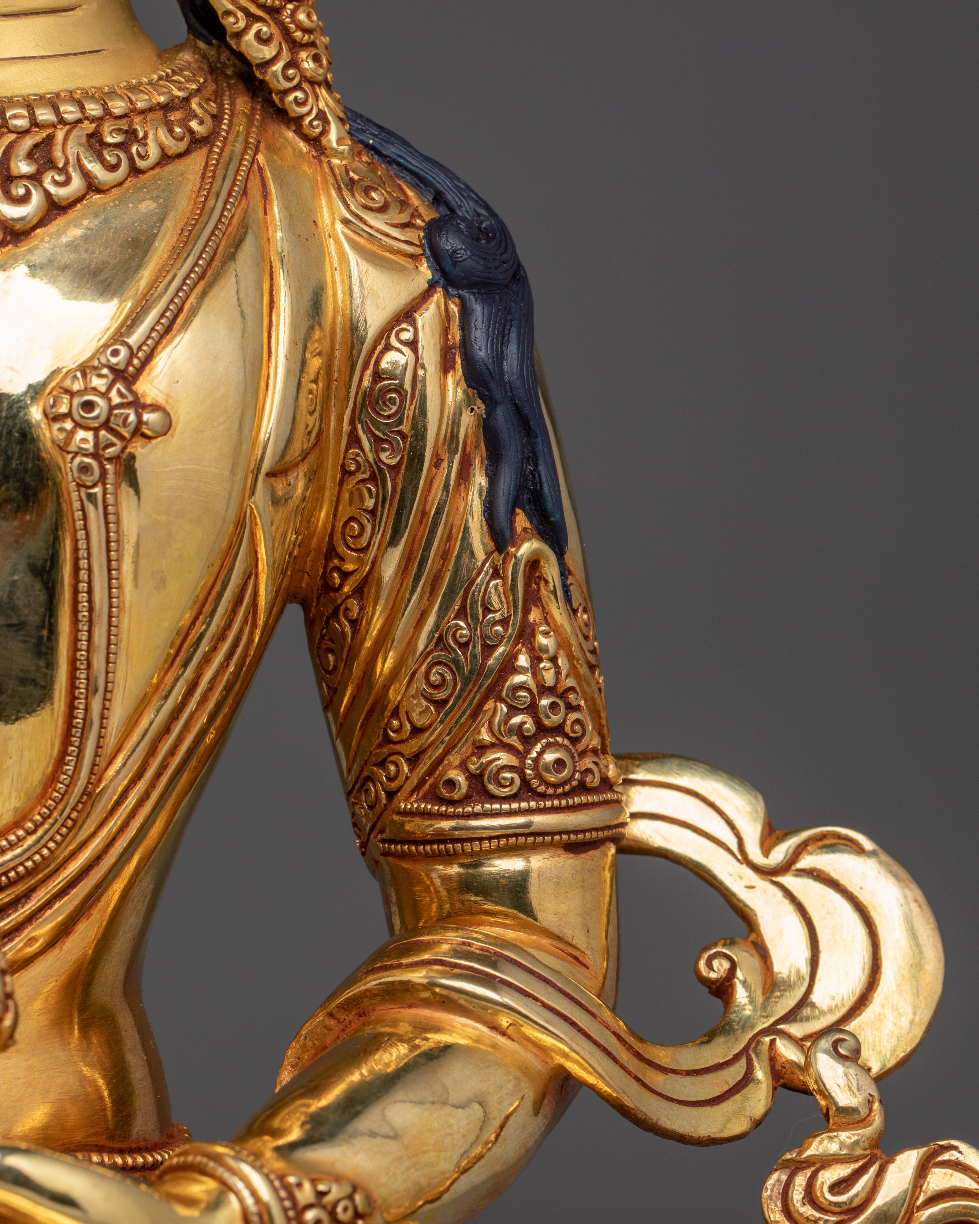 Amitayus Buddha Decor Artwork | Tibetan Healing Sculpture