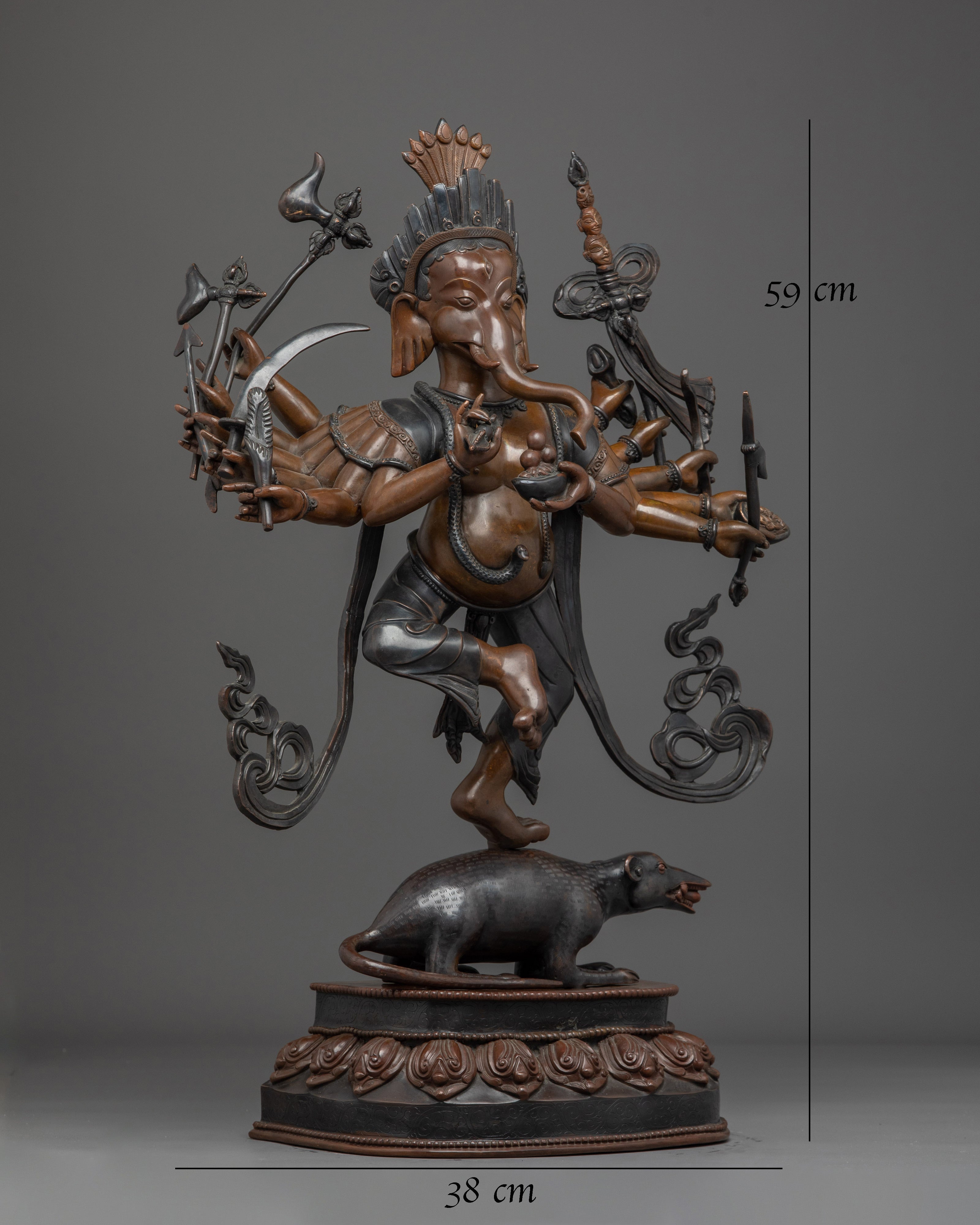 Hindu Wisdom Deity Ganesh Statue
