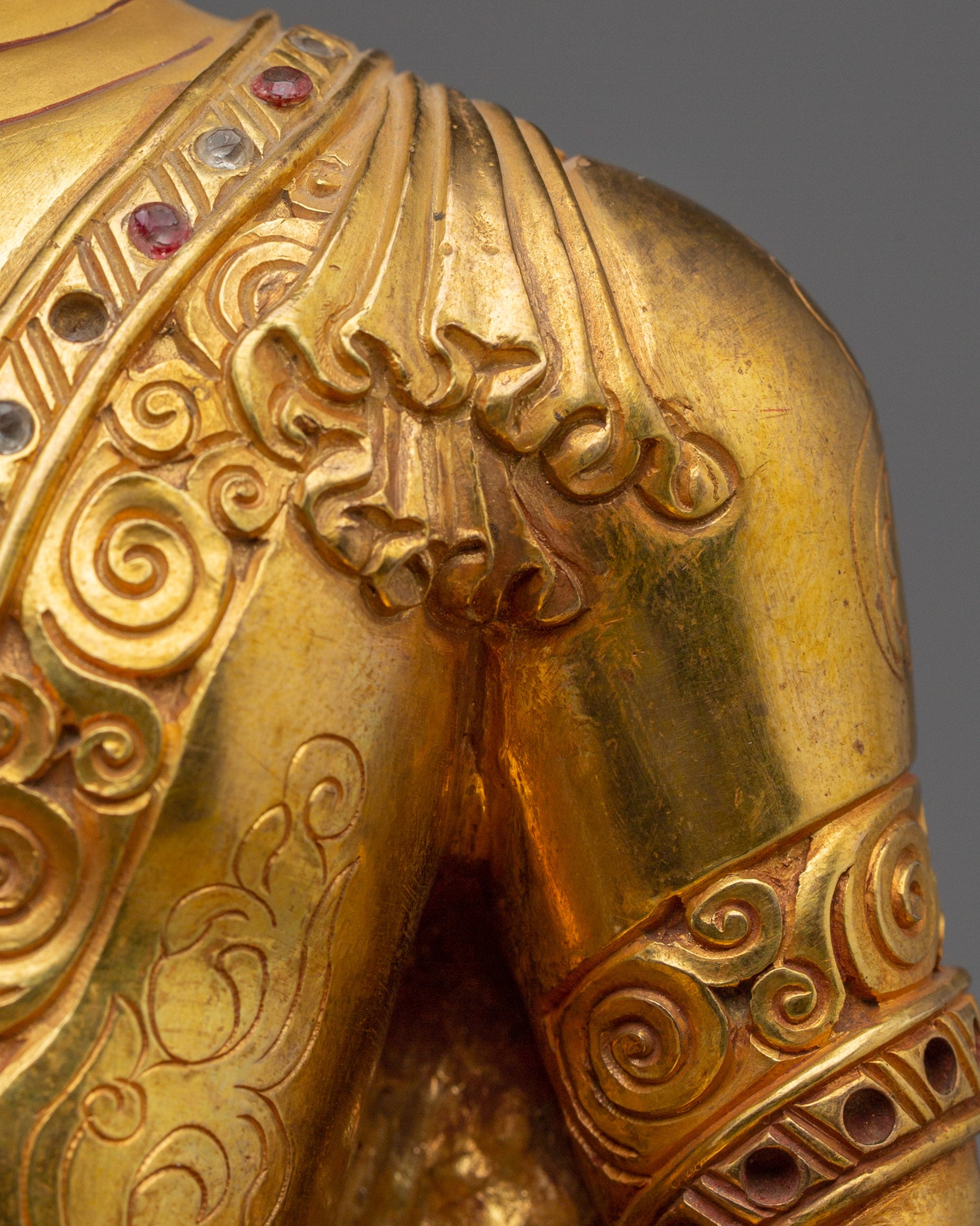 Buddhist healing Icon Medicine Buddha | Golden Spiritual Artwork