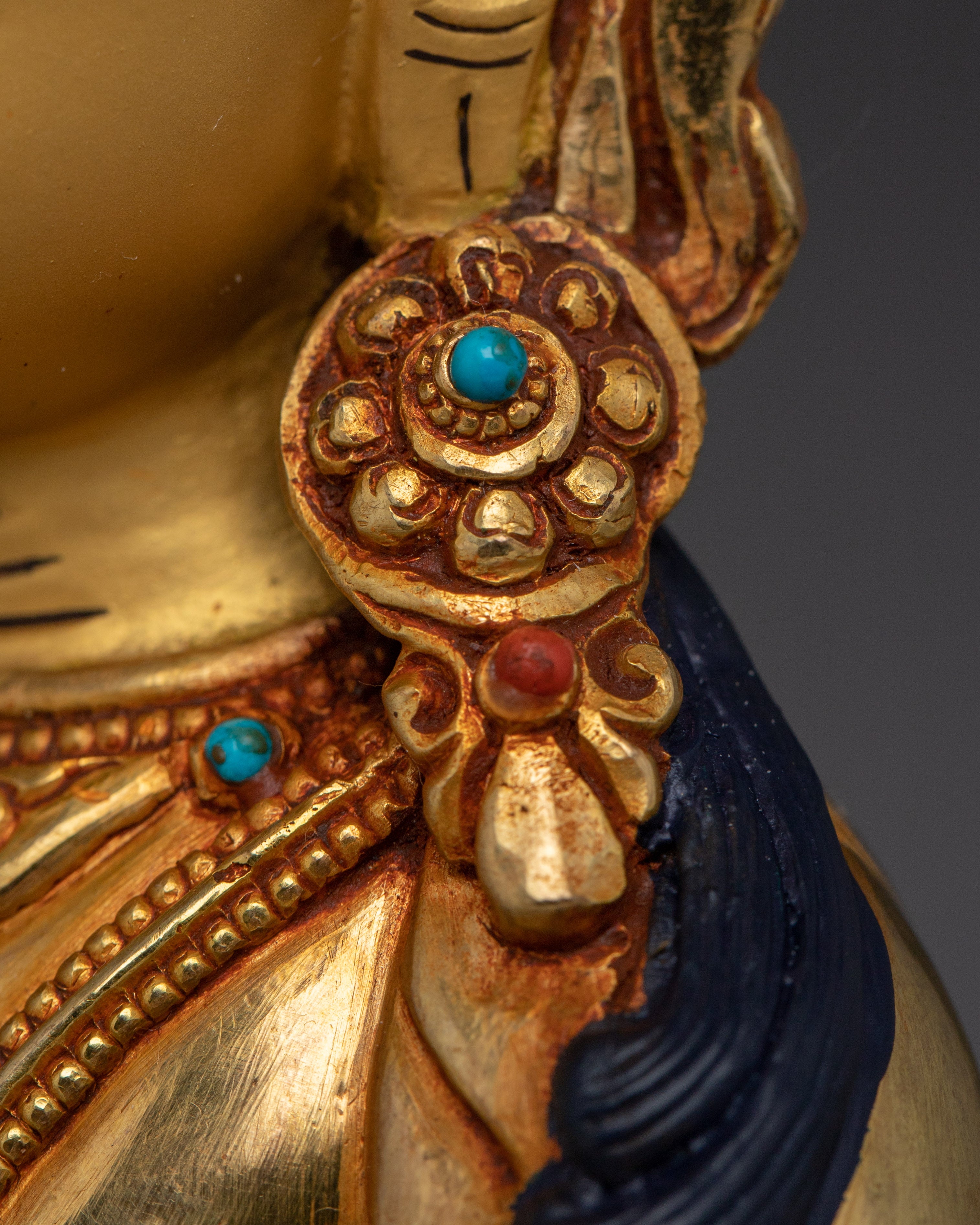 Peaceful Amitayus Handmade Statue | Buddhist Spiritual Artwork