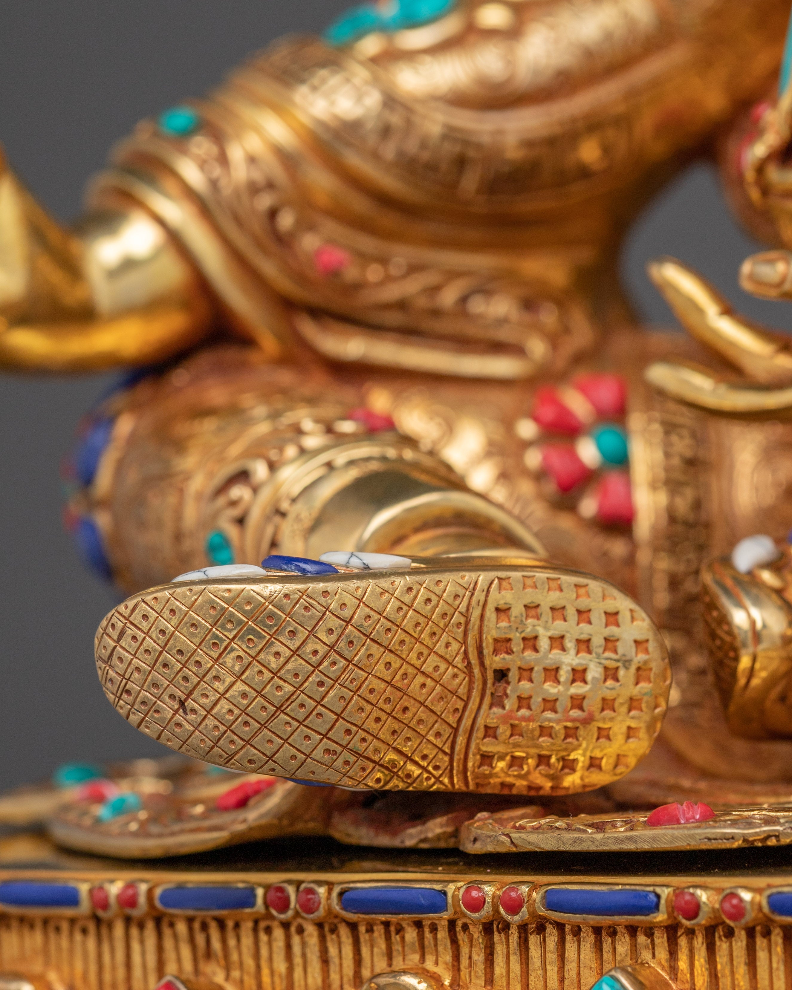 Handmade Himalayan Padmasambhava Sculpture | Tantric Master