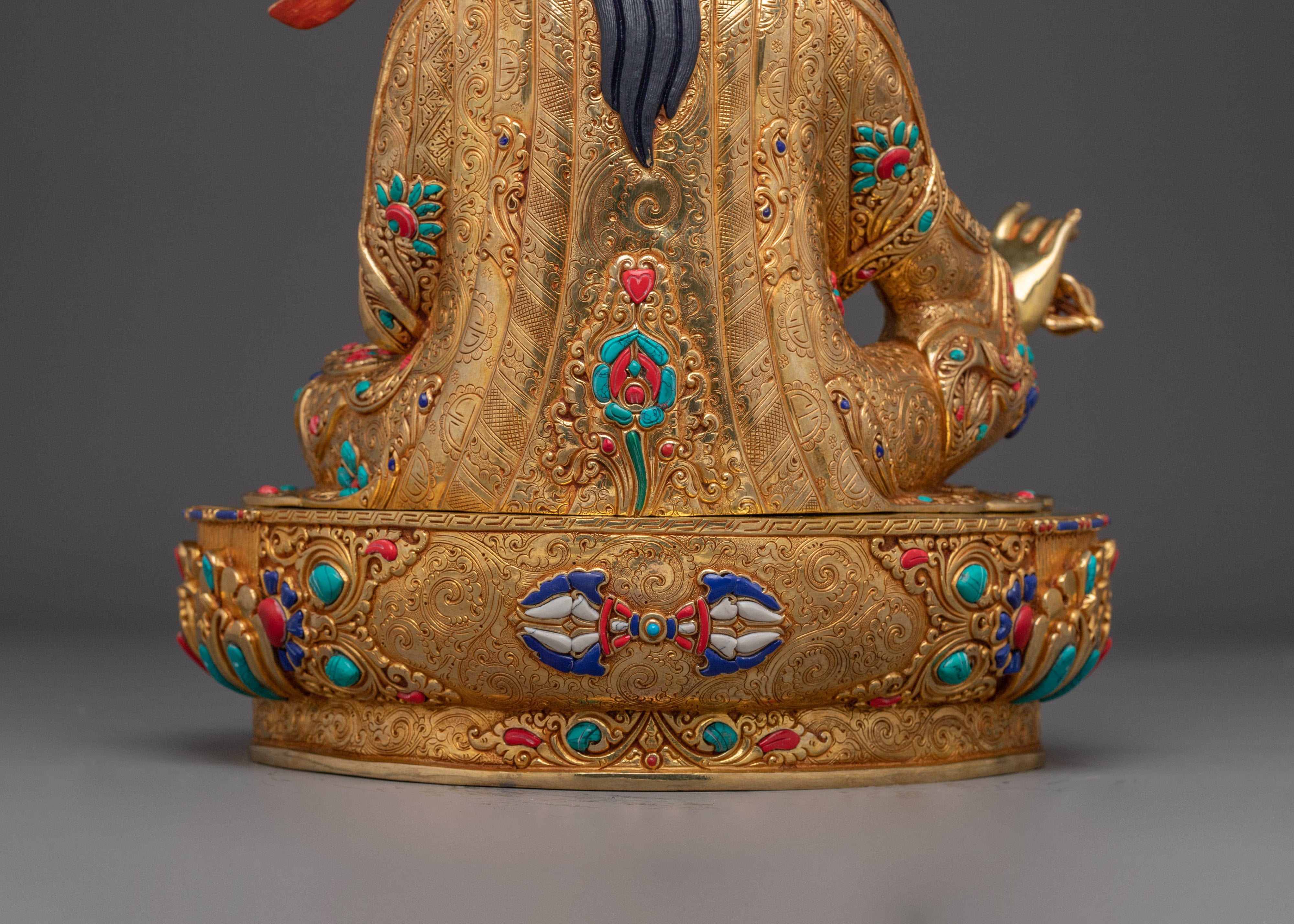 Handmade Himalayan Padmasambhava Sculpture | Tantric Master