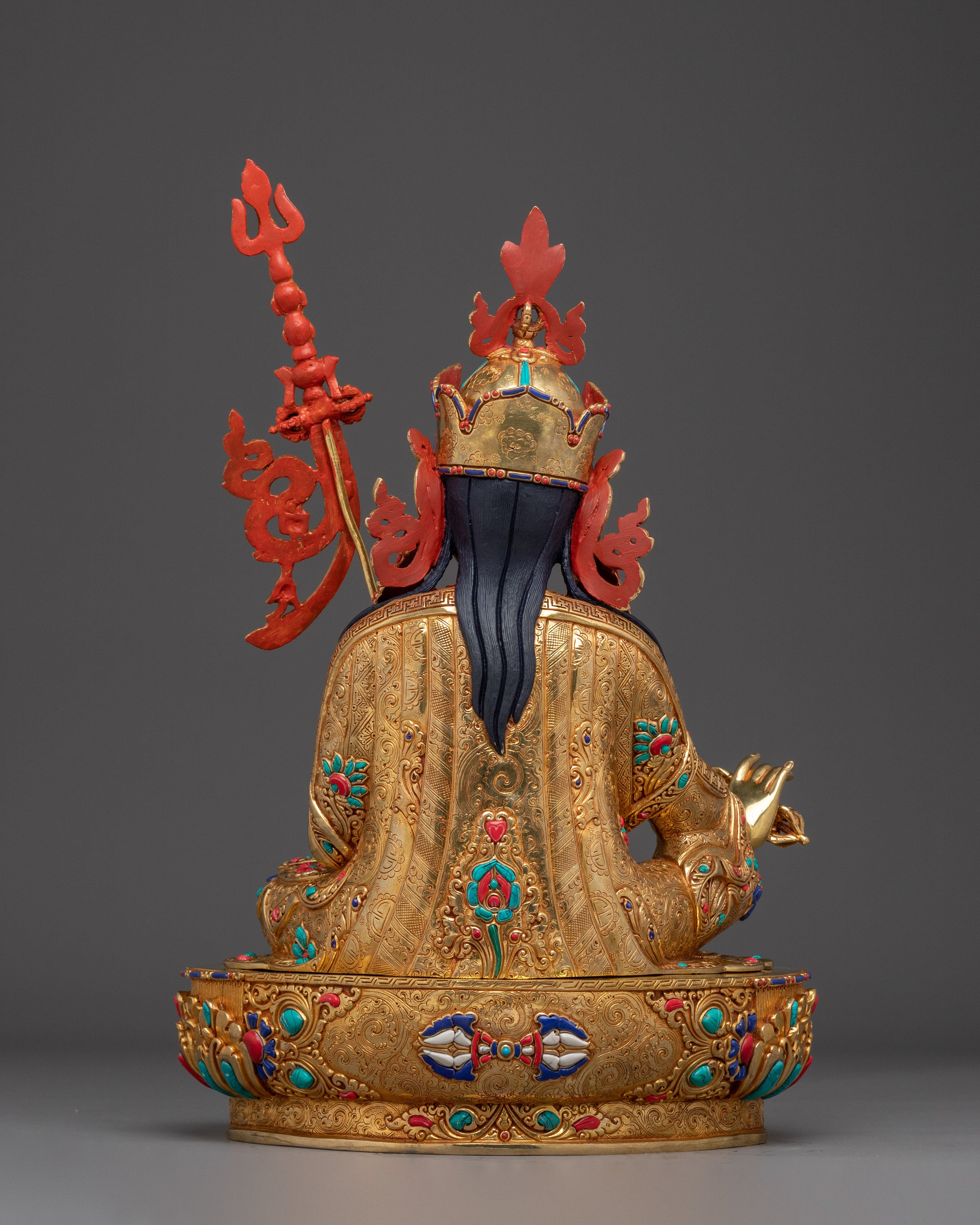 Handmade Himalayan Padmasambhava Sculpture | Tantric Master