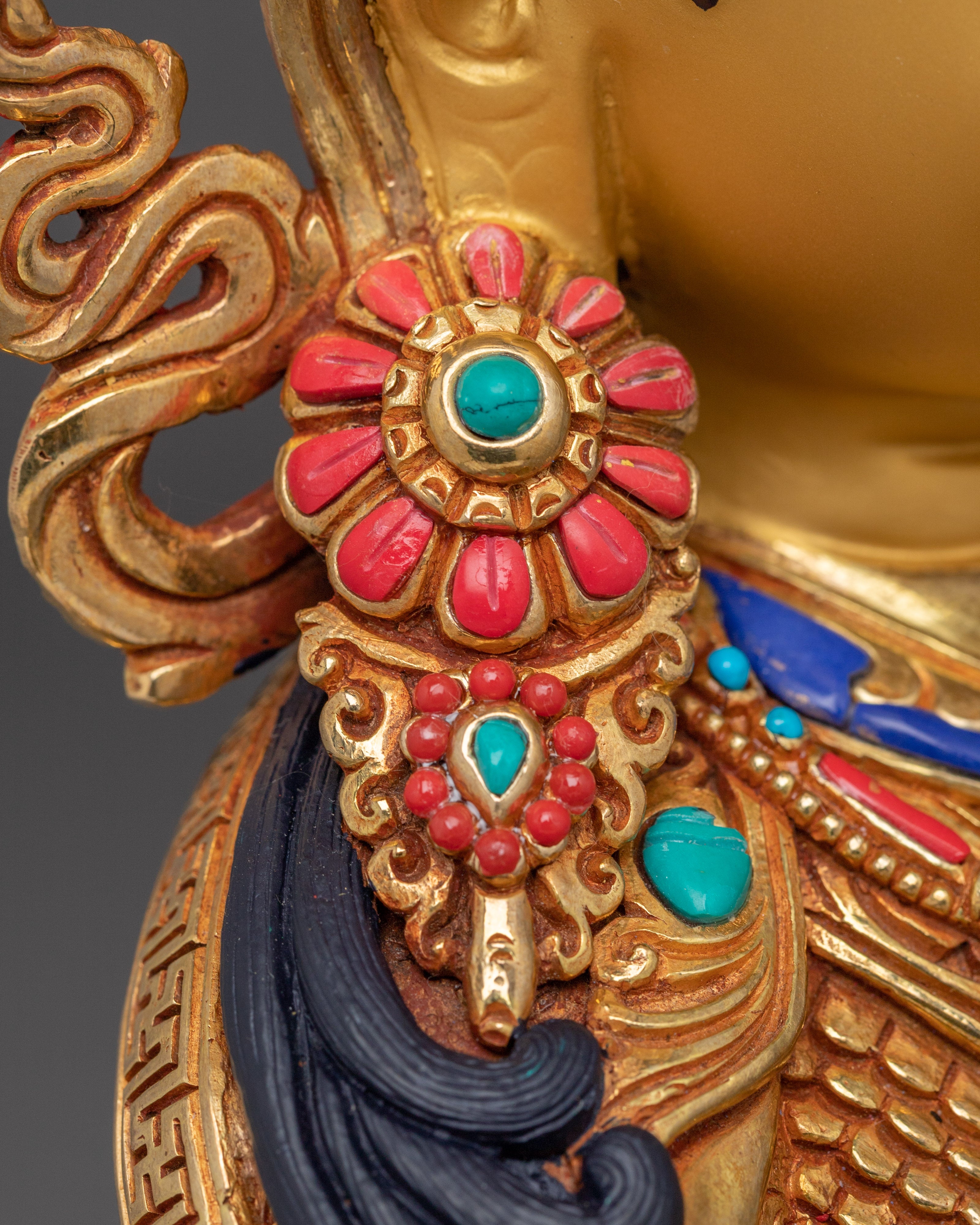 Handmade Himalayan Padmasambhava Sculpture | Tantric Master