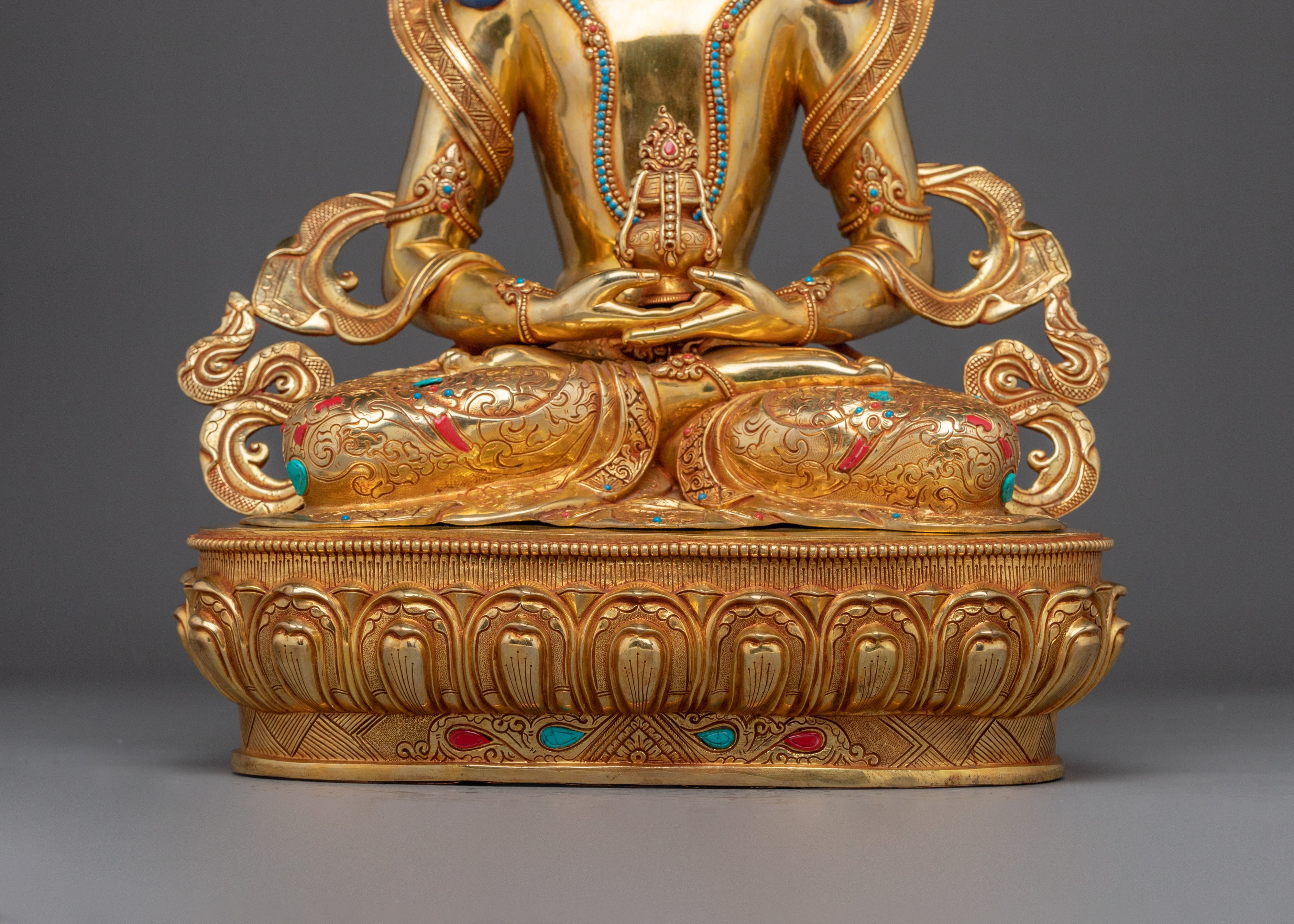Himalayan Amitayus Handmade Statue | Long-life Deity