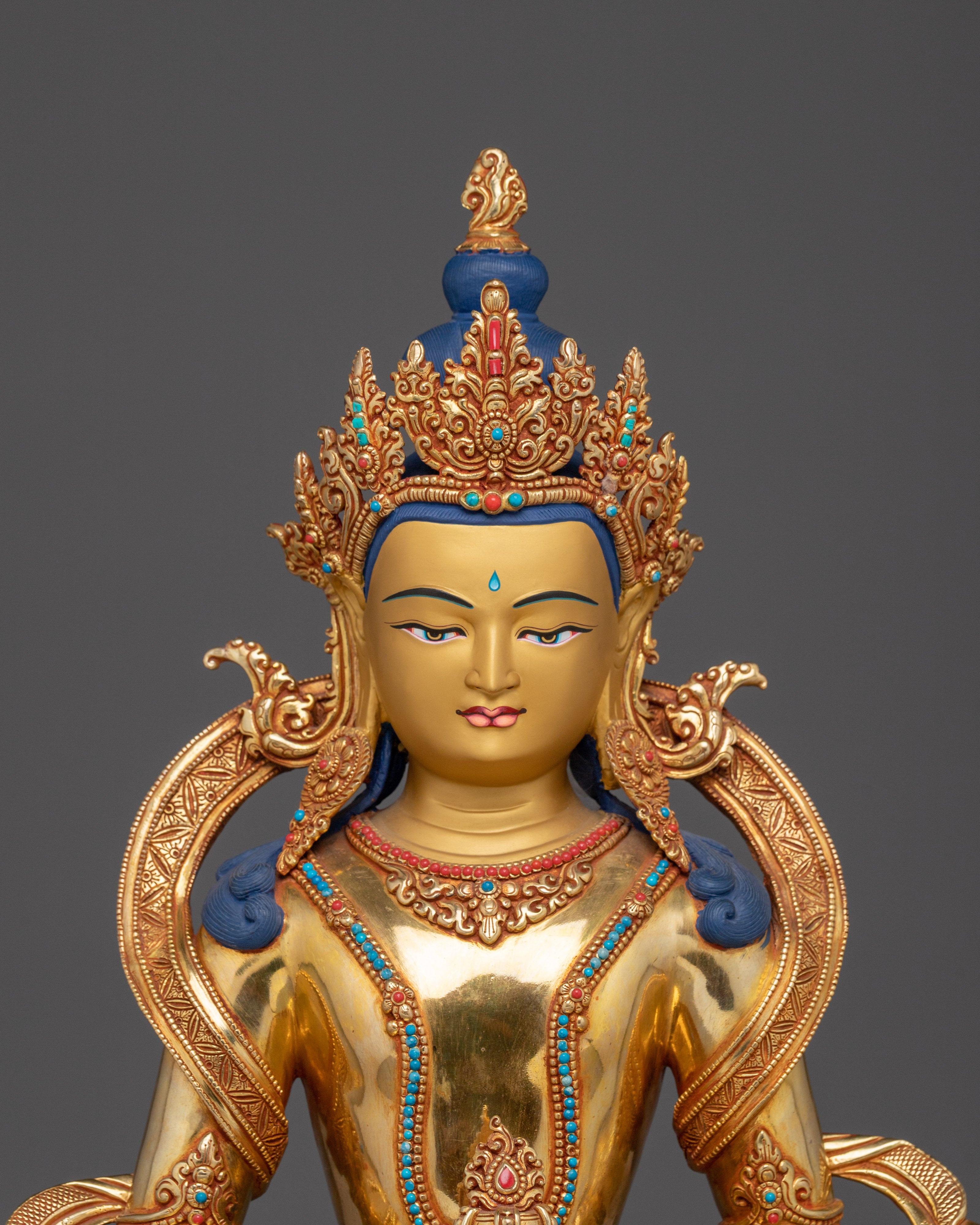 Himalayan Amitayus Handmade Statue | Long-life Deity