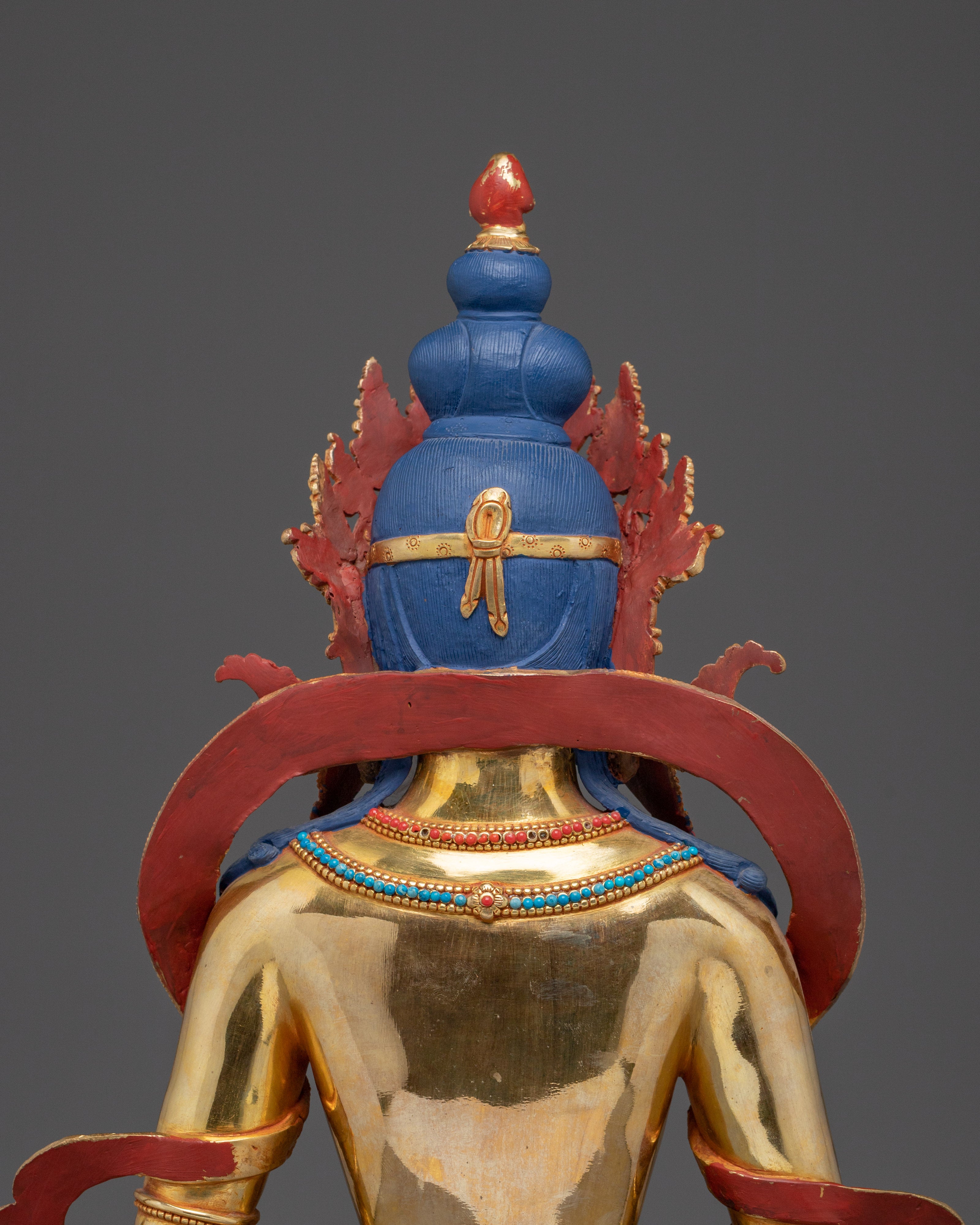 Himalayan Amitayus Handmade Statue | Long-life Deity