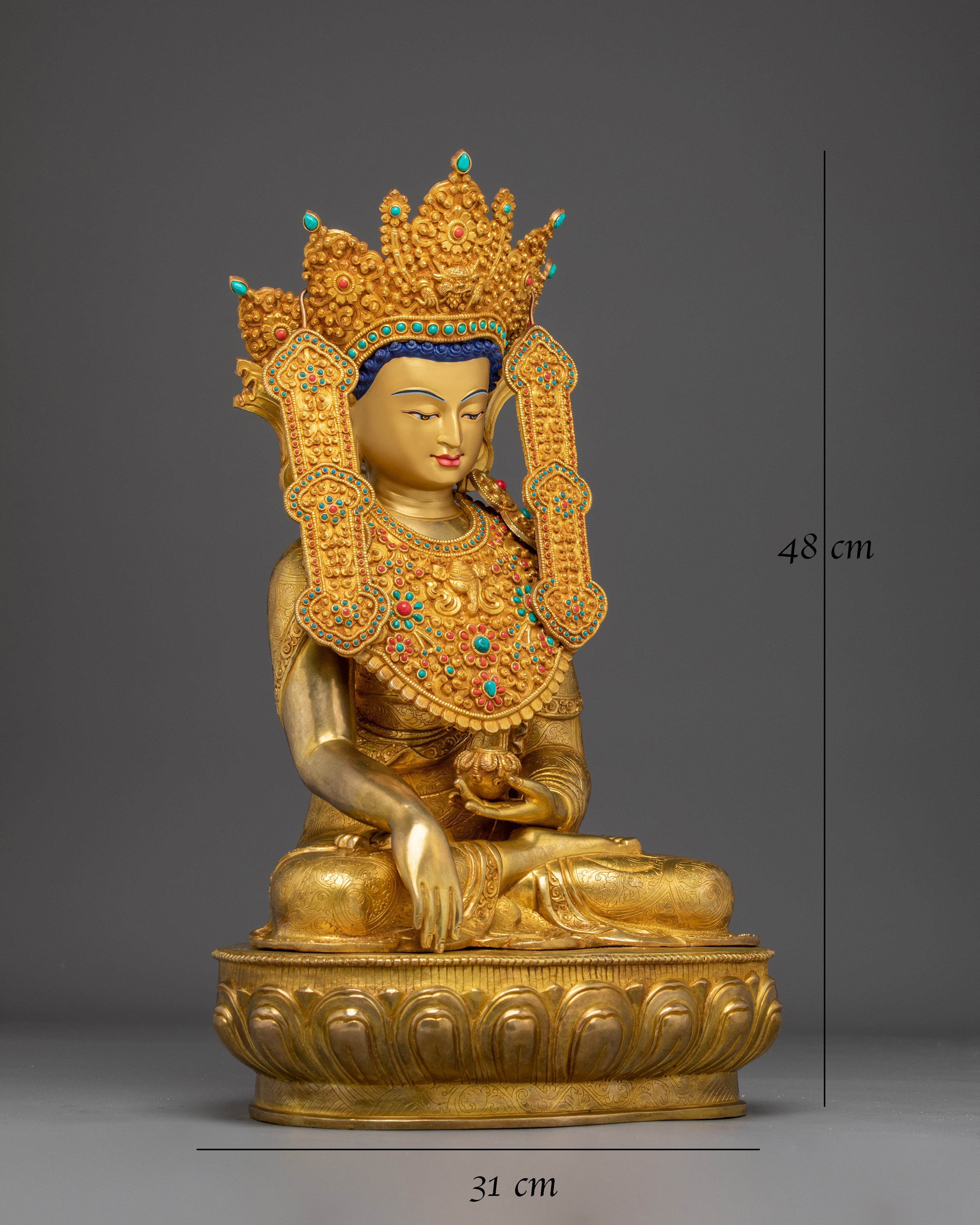 enlightenment-deity-crown-shakyamuni-buddha