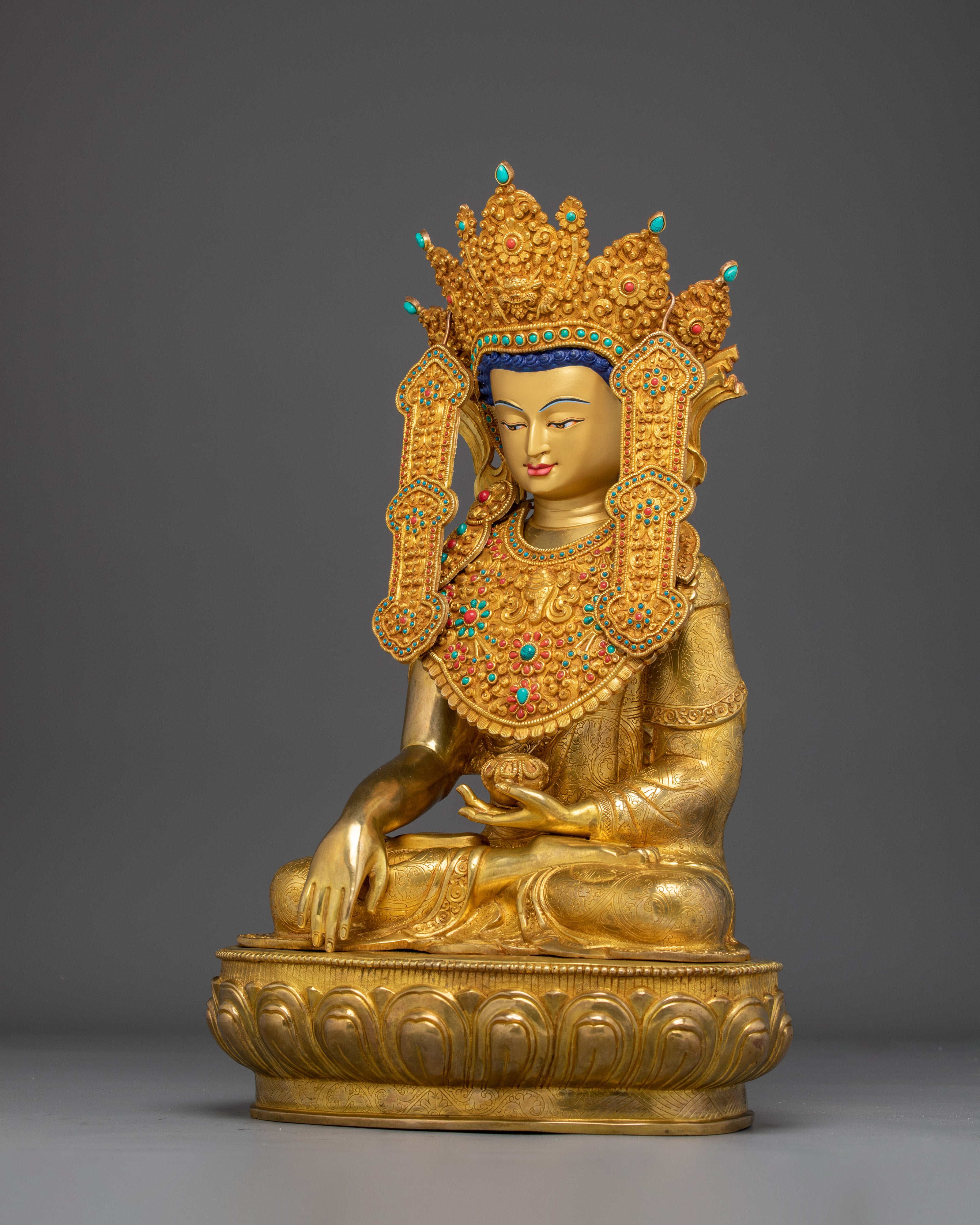 Enlightened Crown Shakyamuni Buddha | Nepalese Craftsmanship