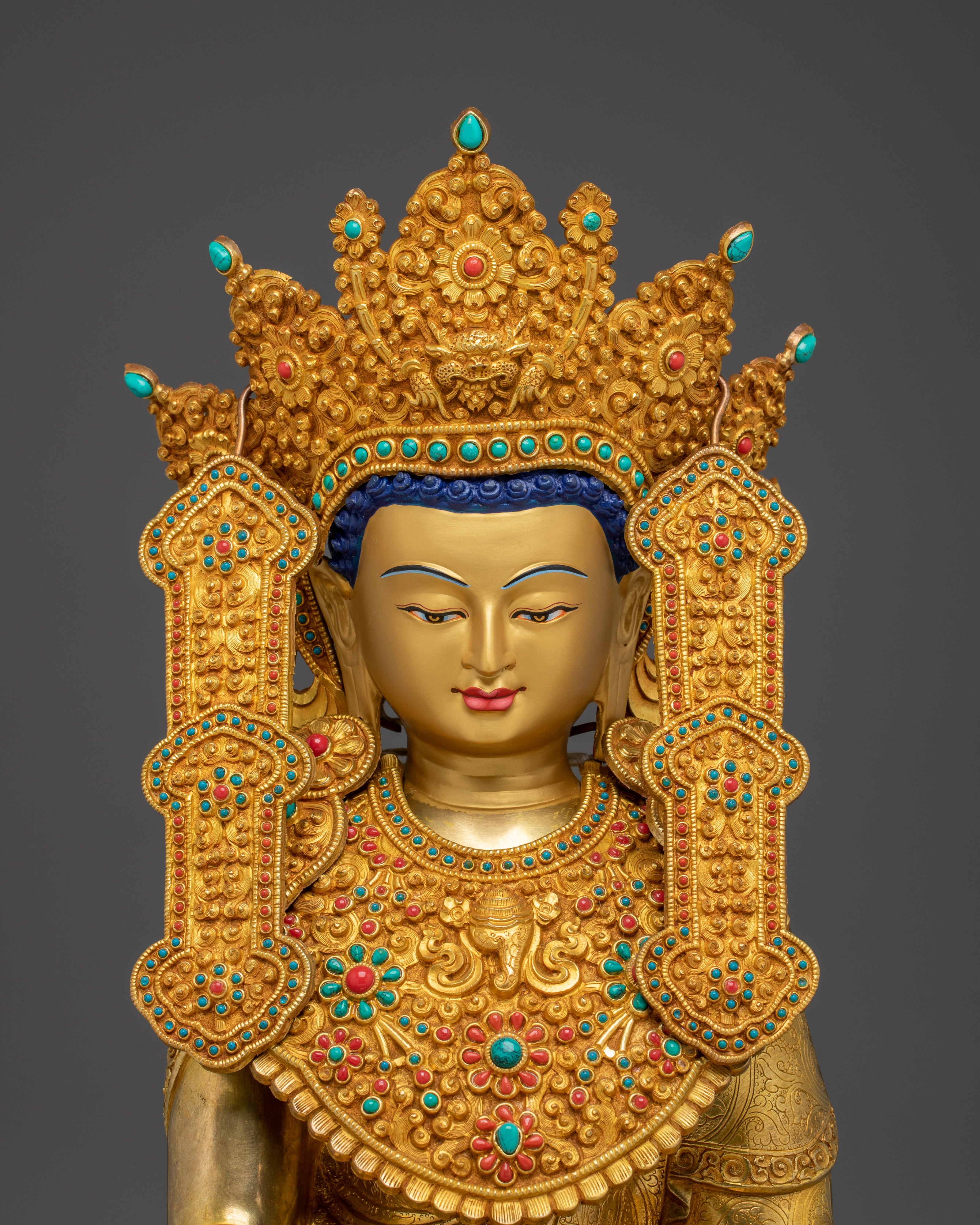 Enlightened Crown Shakyamuni Buddha | Nepalese Craftsmanship