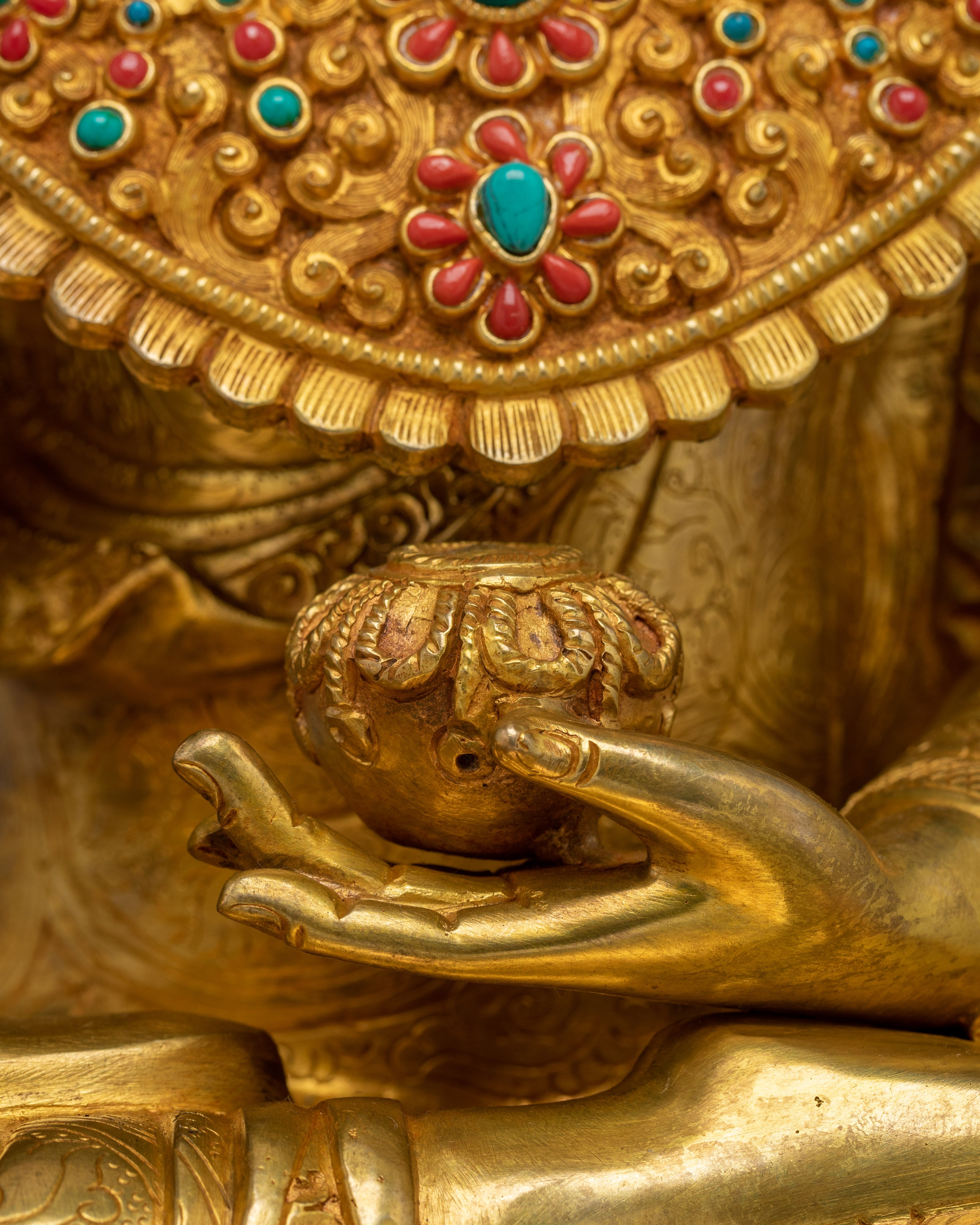 Enlightened Crown Shakyamuni Buddha | Nepalese Craftsmanship