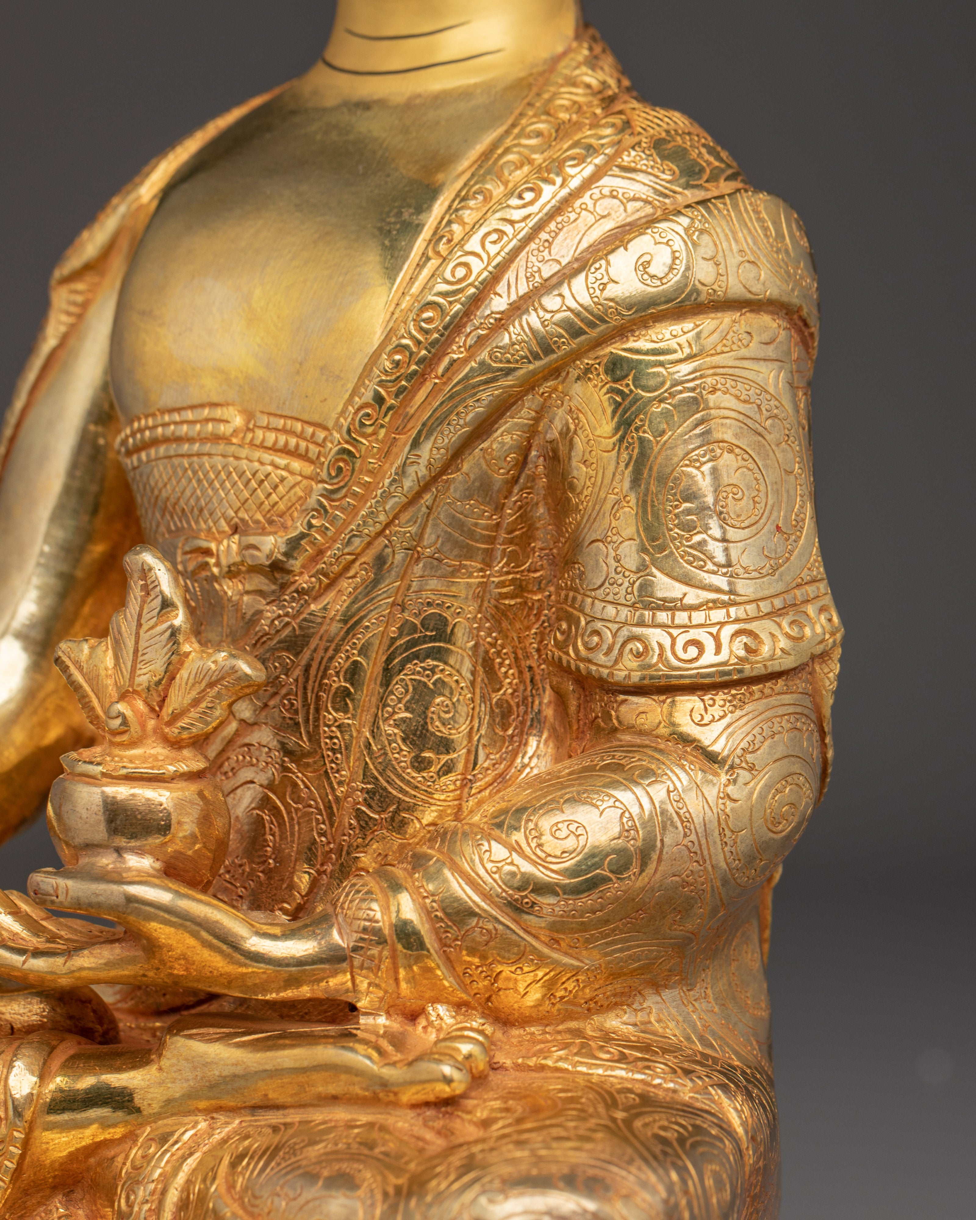 Himalayan Bhaisajyaguru Sculpture | Also Known as Medicine Buddha