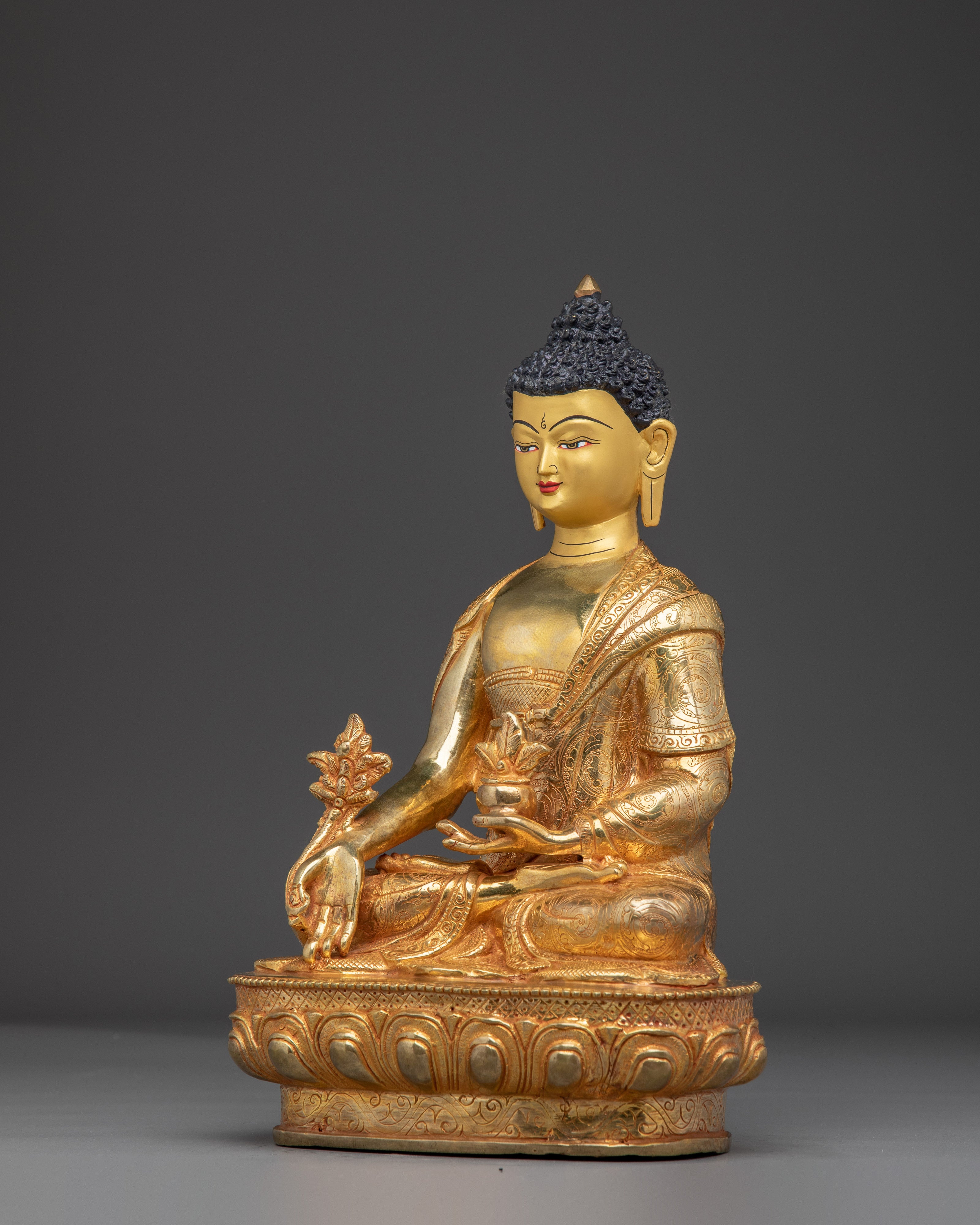 Himalayan Bhaisajyaguru Sculpture | Also Known as Medicine Buddha