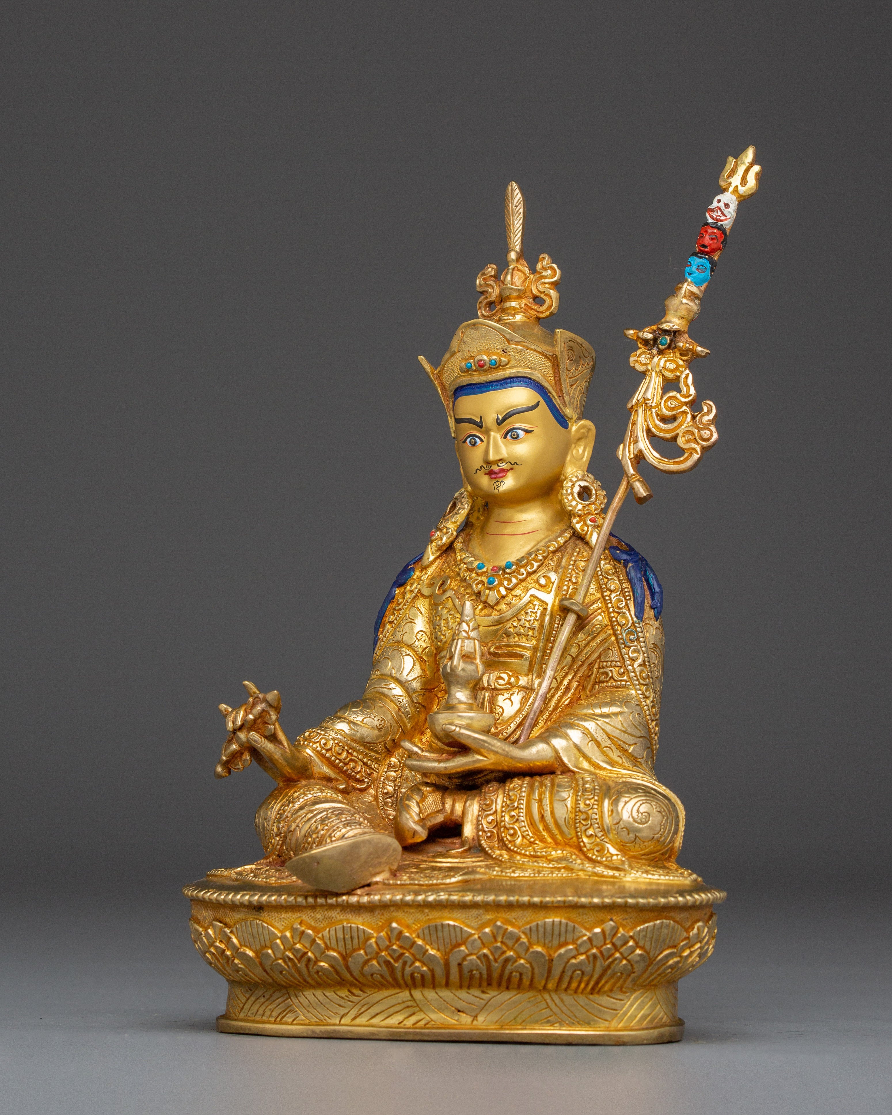 Guru Rinpoche, Padmasambhava Deity | Tibetan Guru Statue