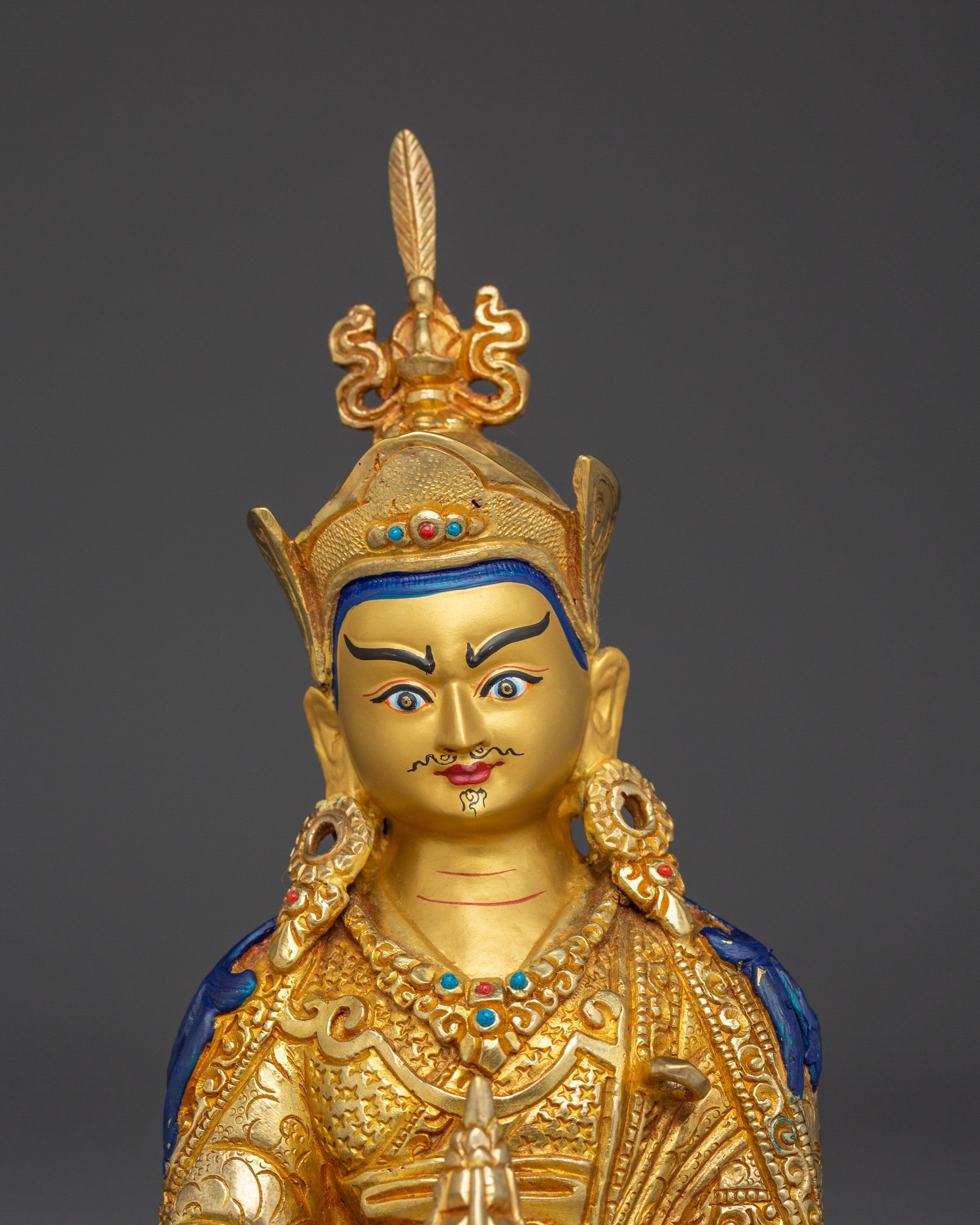 Guru Rinpoche, Padmasambhava Deity | Tibetan Guru Statue
