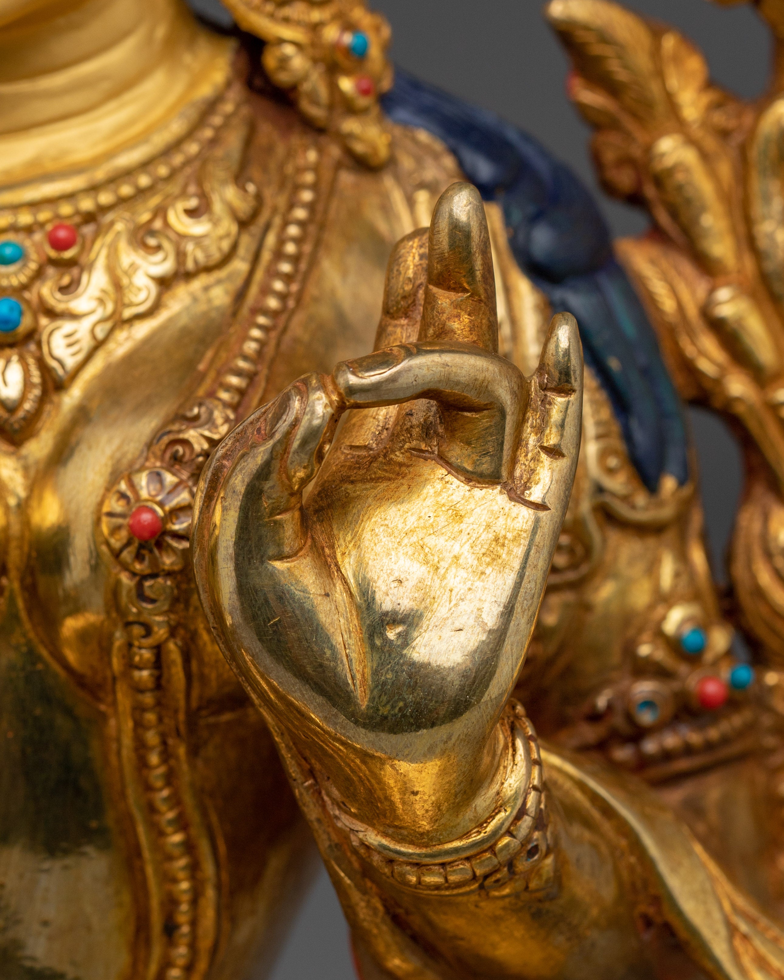 Sacred Feminine Green Tara Statue | Peaceful Deity