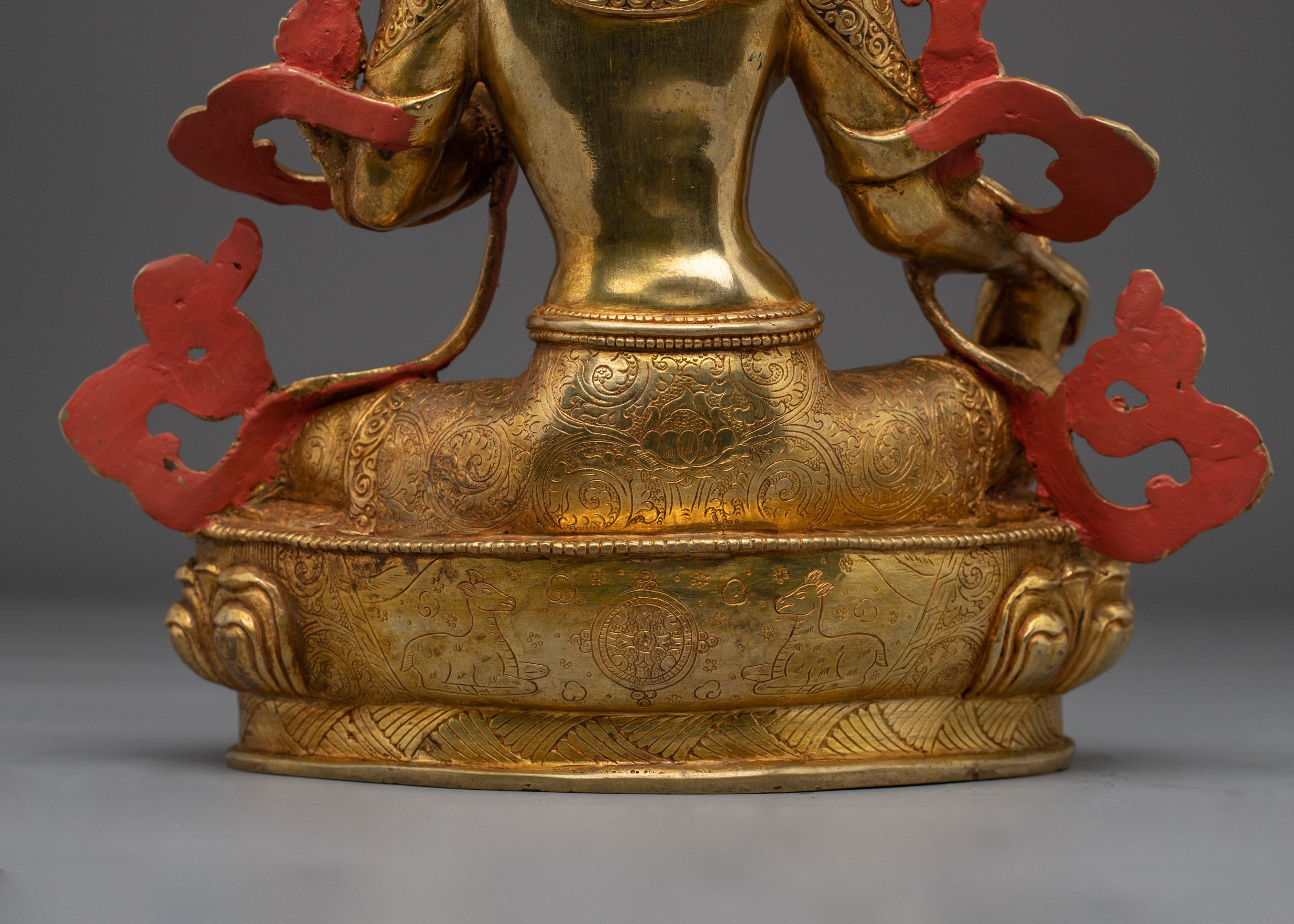 Sacred Feminine Green Tara Statue | Peaceful Deity