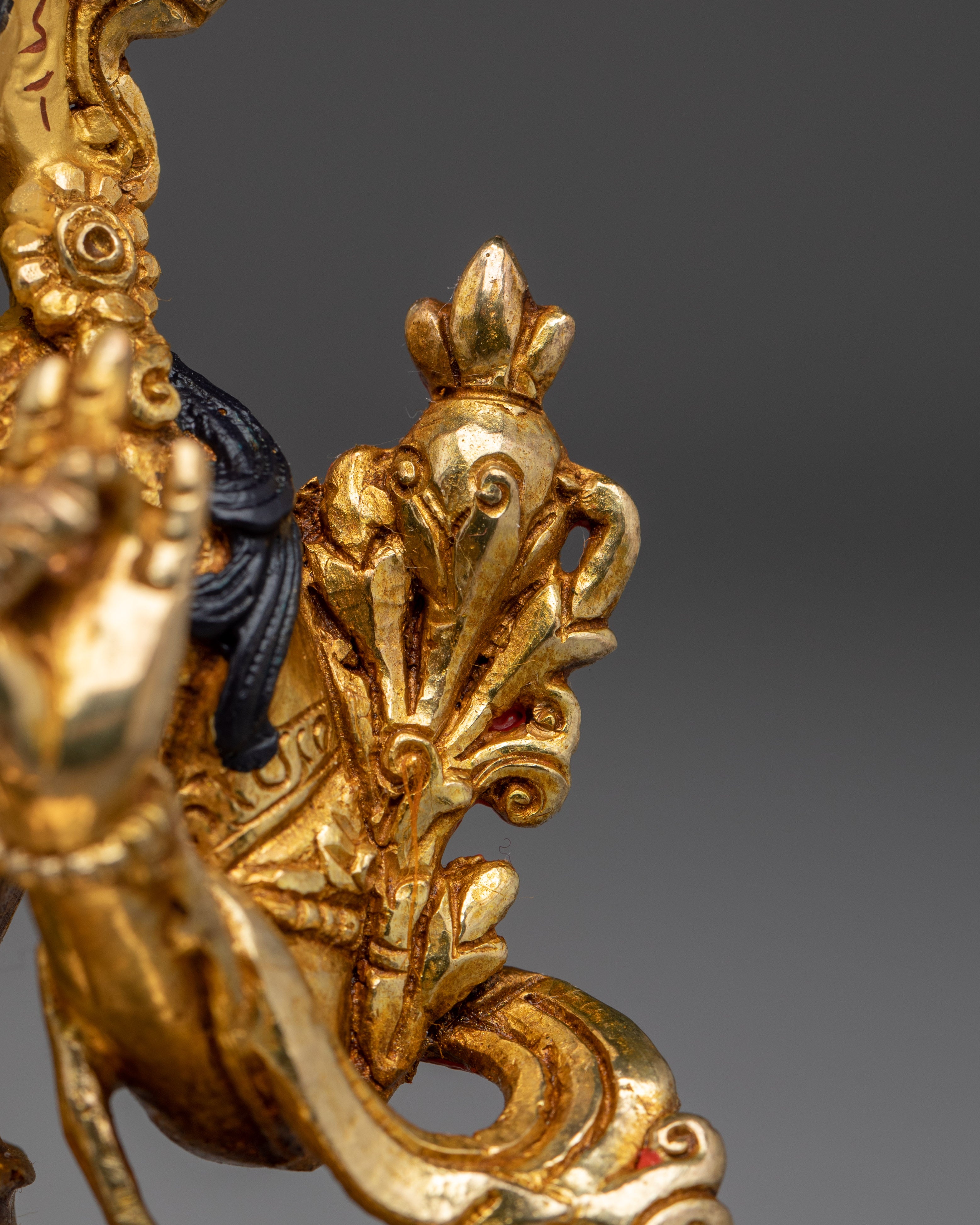 Radiant Golden Shyama Tara Statue | Green Tara - Mother of Liberation