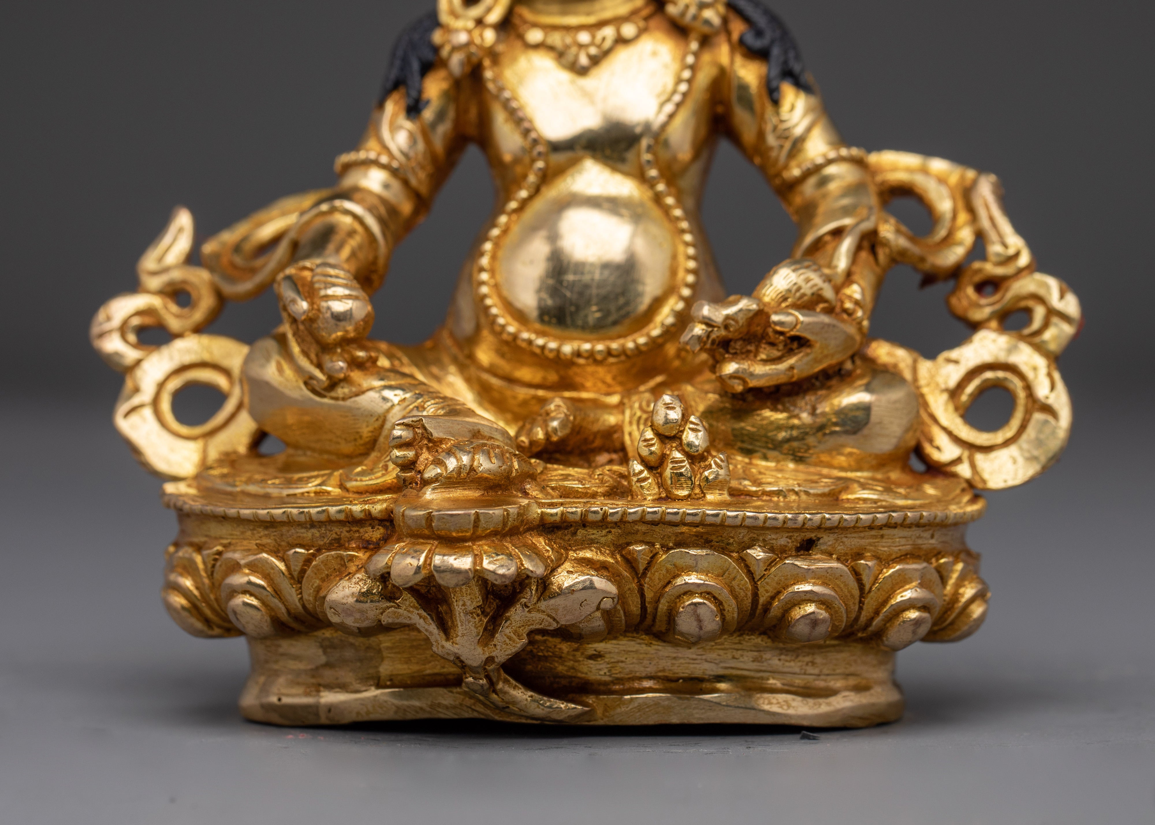 Golden Wealth Symbol Dzambhala Art | Guardian of the Wealth