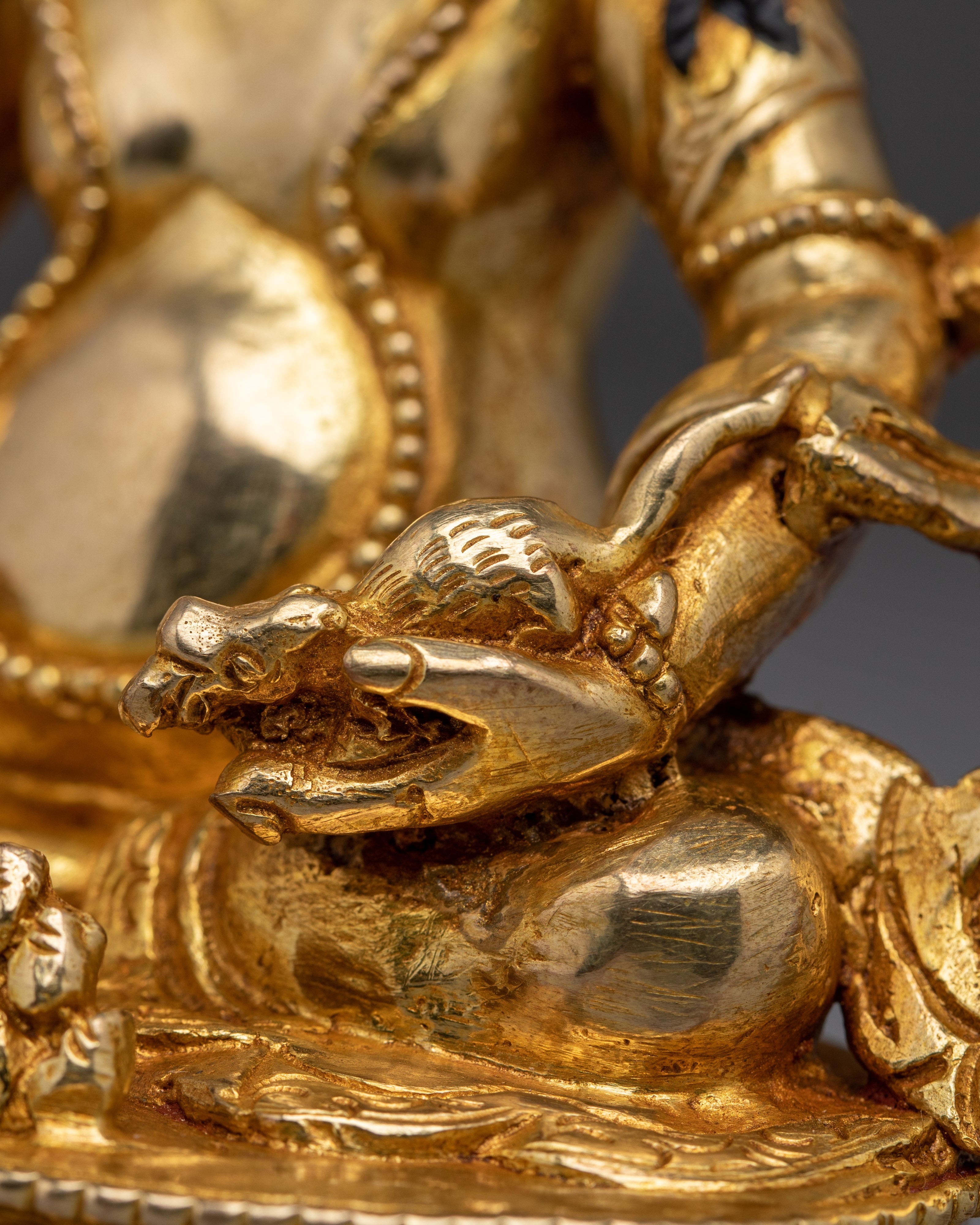 Golden Wealth Symbol Dzambhala Art | Guardian of the Wealth