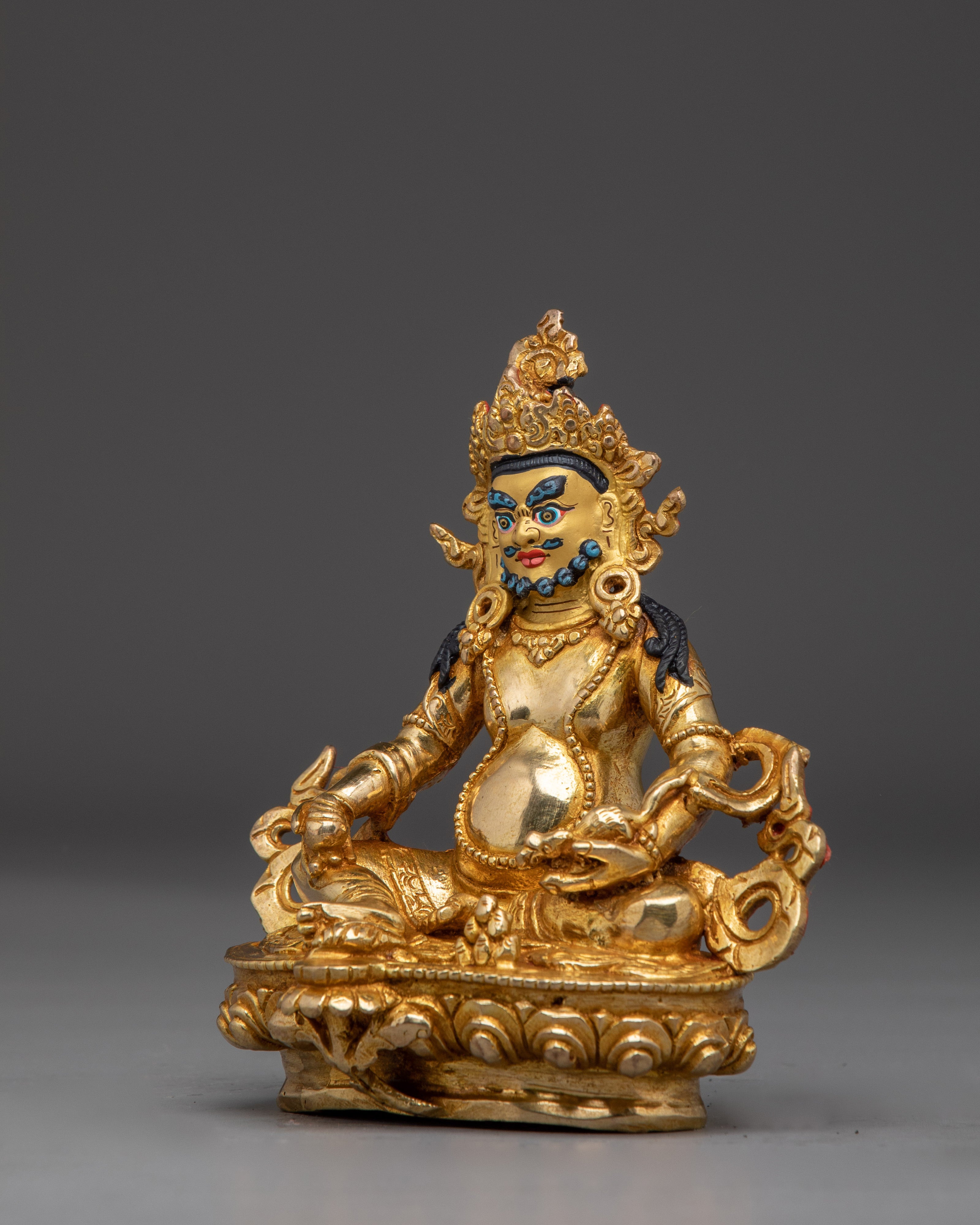 Golden Wealth Symbol Dzambhala Art | Guardian of the Wealth