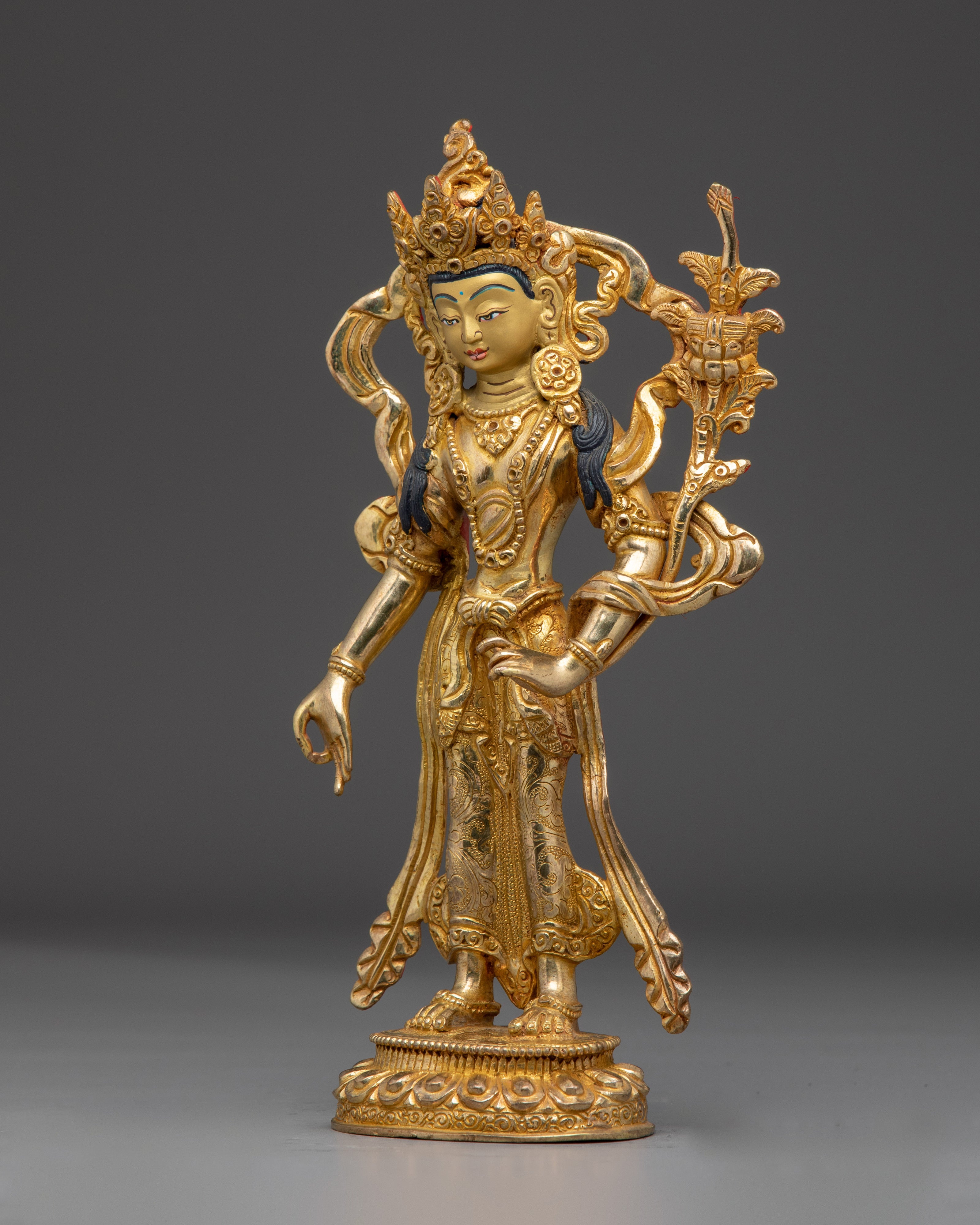 Buddhist Icon Bodhisattva | Traditional Himalayan Artwork