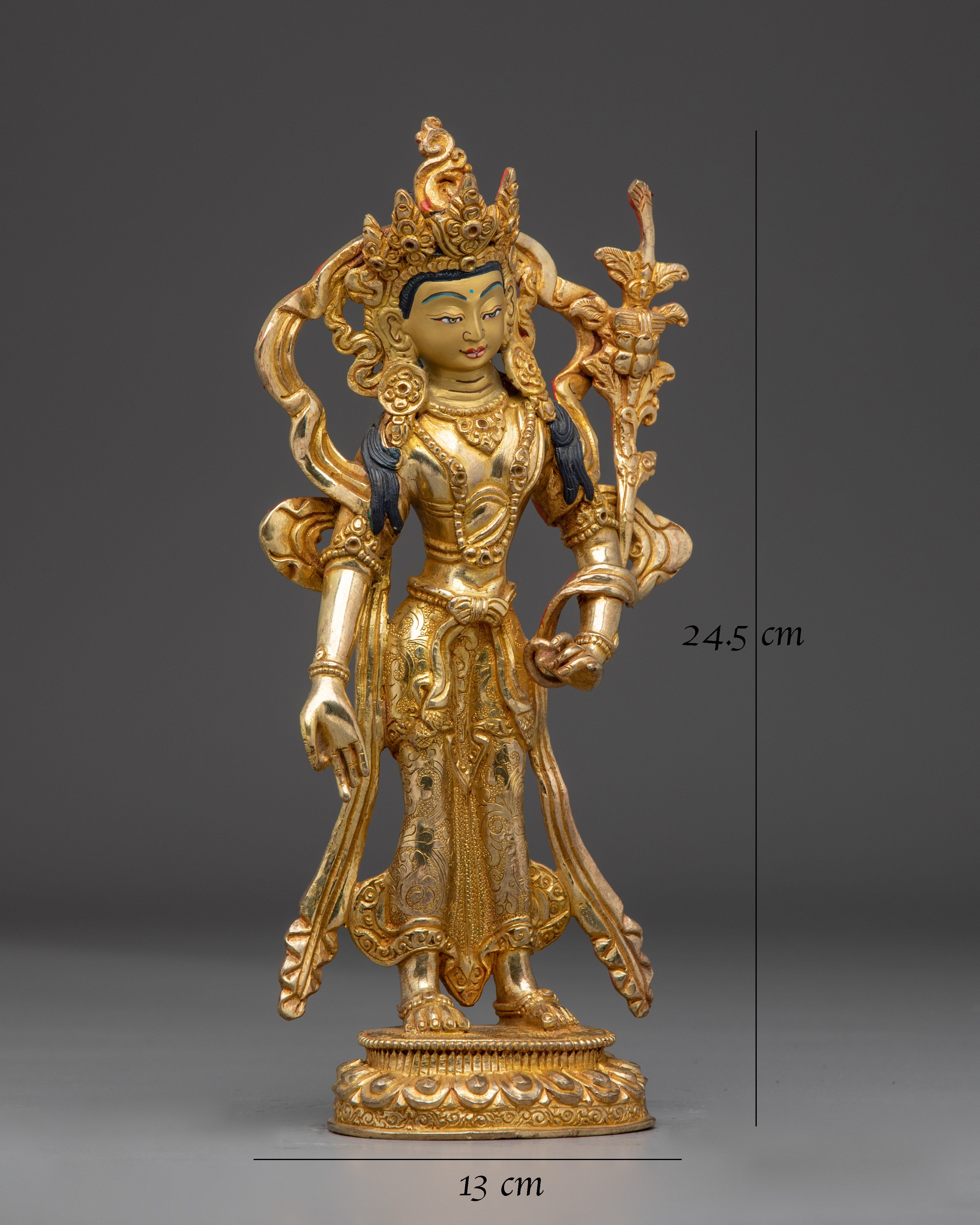 Buddhist Icon Bodhisattva | Traditional Himalayan Artwork