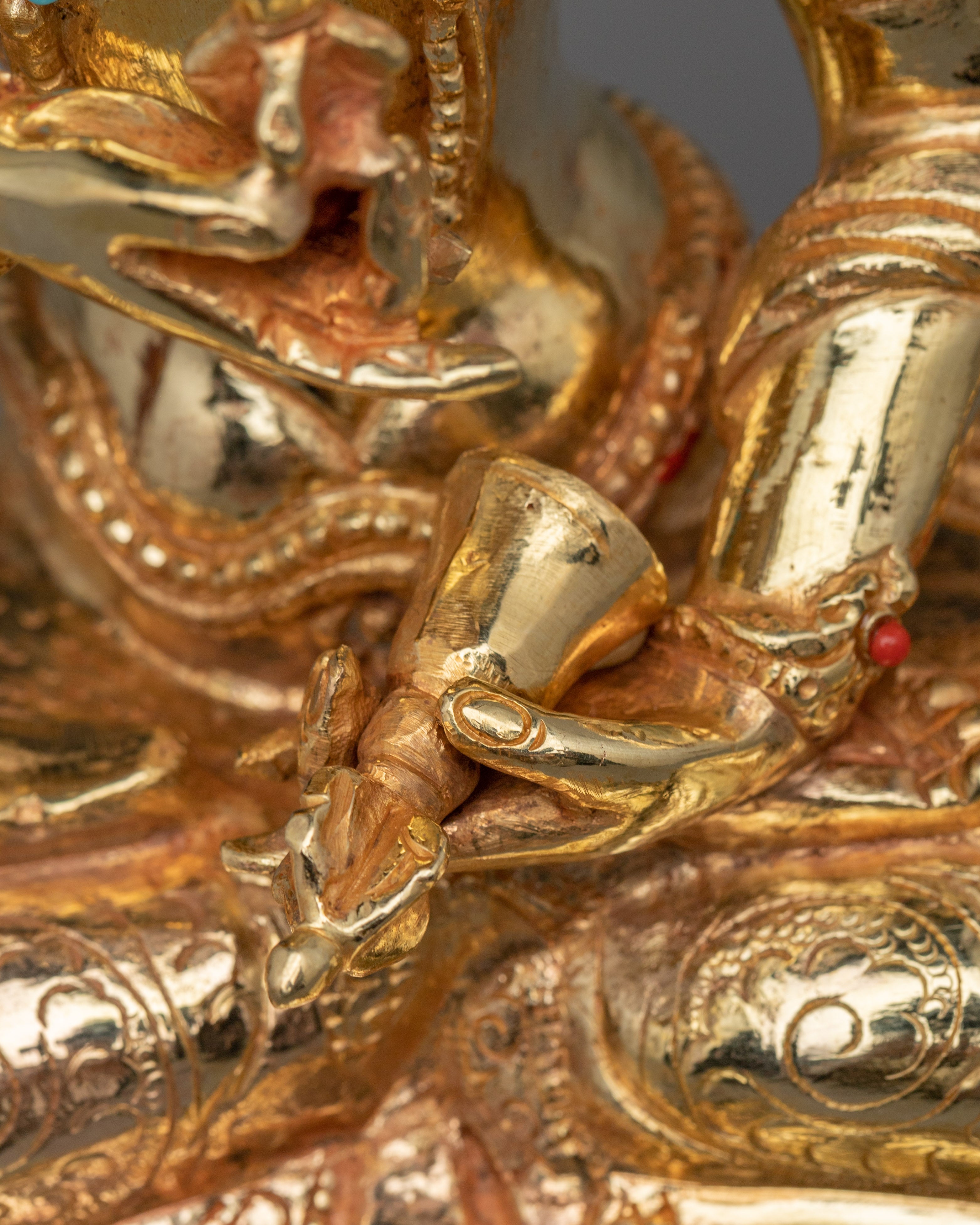 Tibetan Art of Vajrasattva | Handmade Sculpture