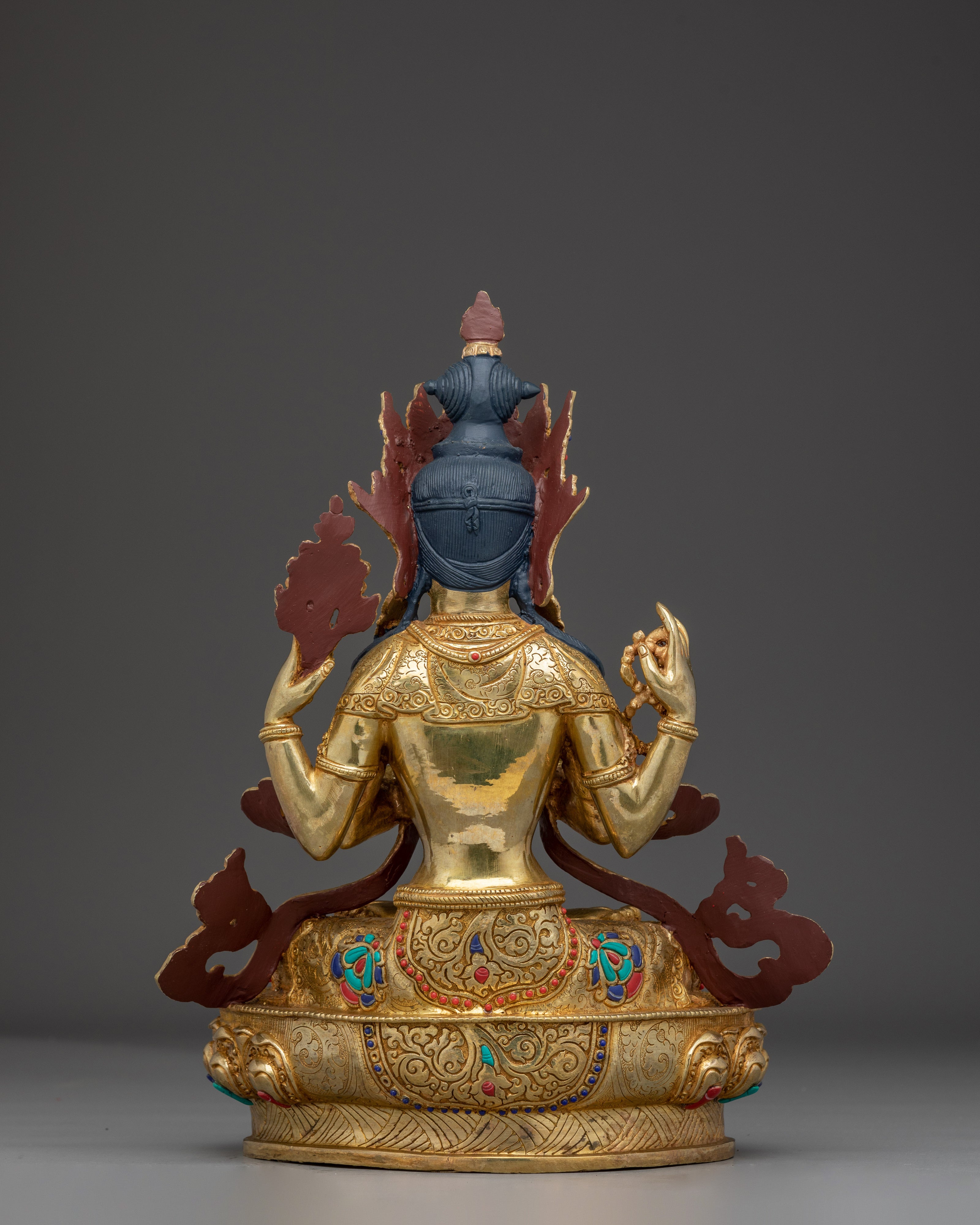 Compassion Deity Avalokiteshvara Sculpture | Also known as chenrezig